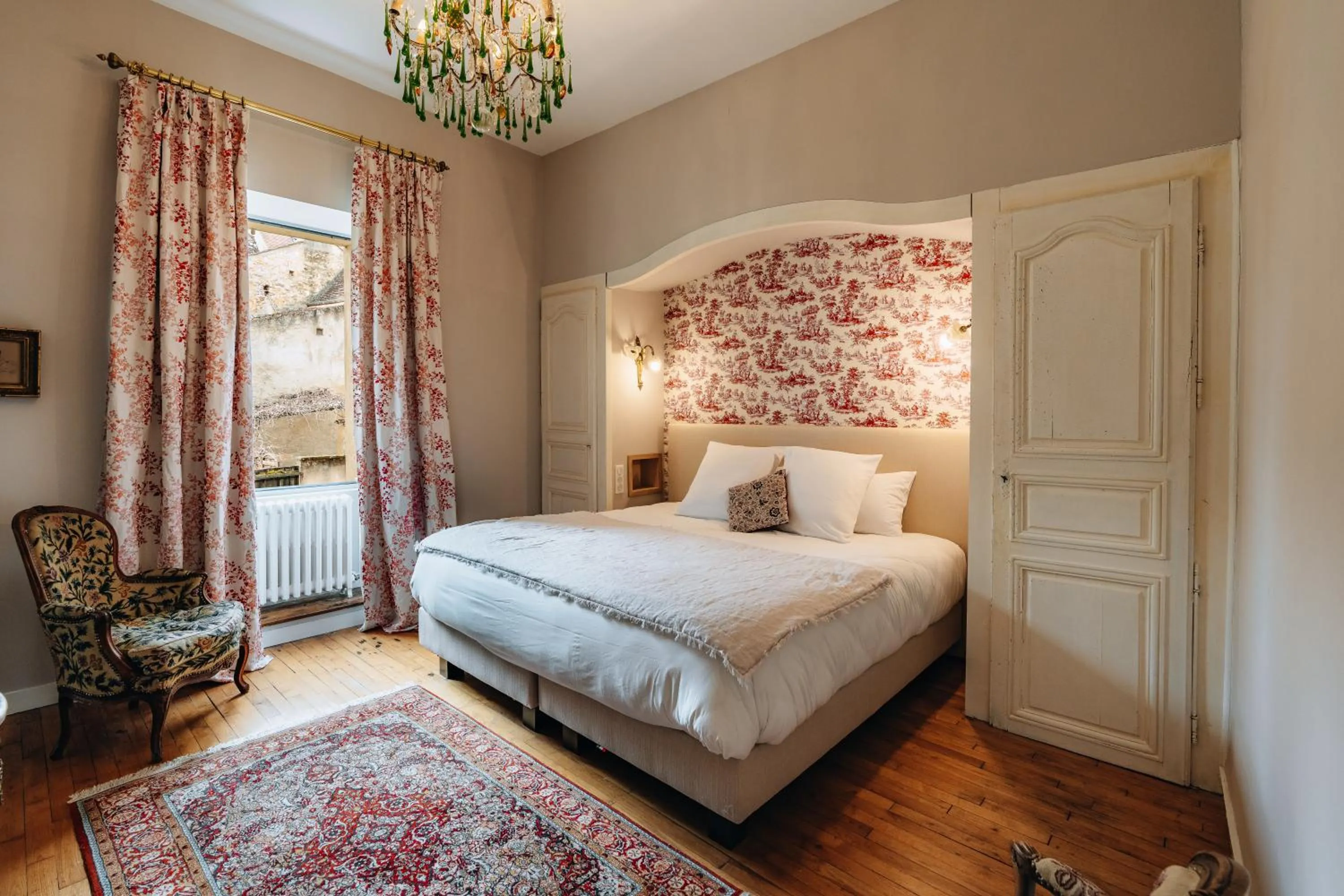 Bed in Hôtel l'Abbaye