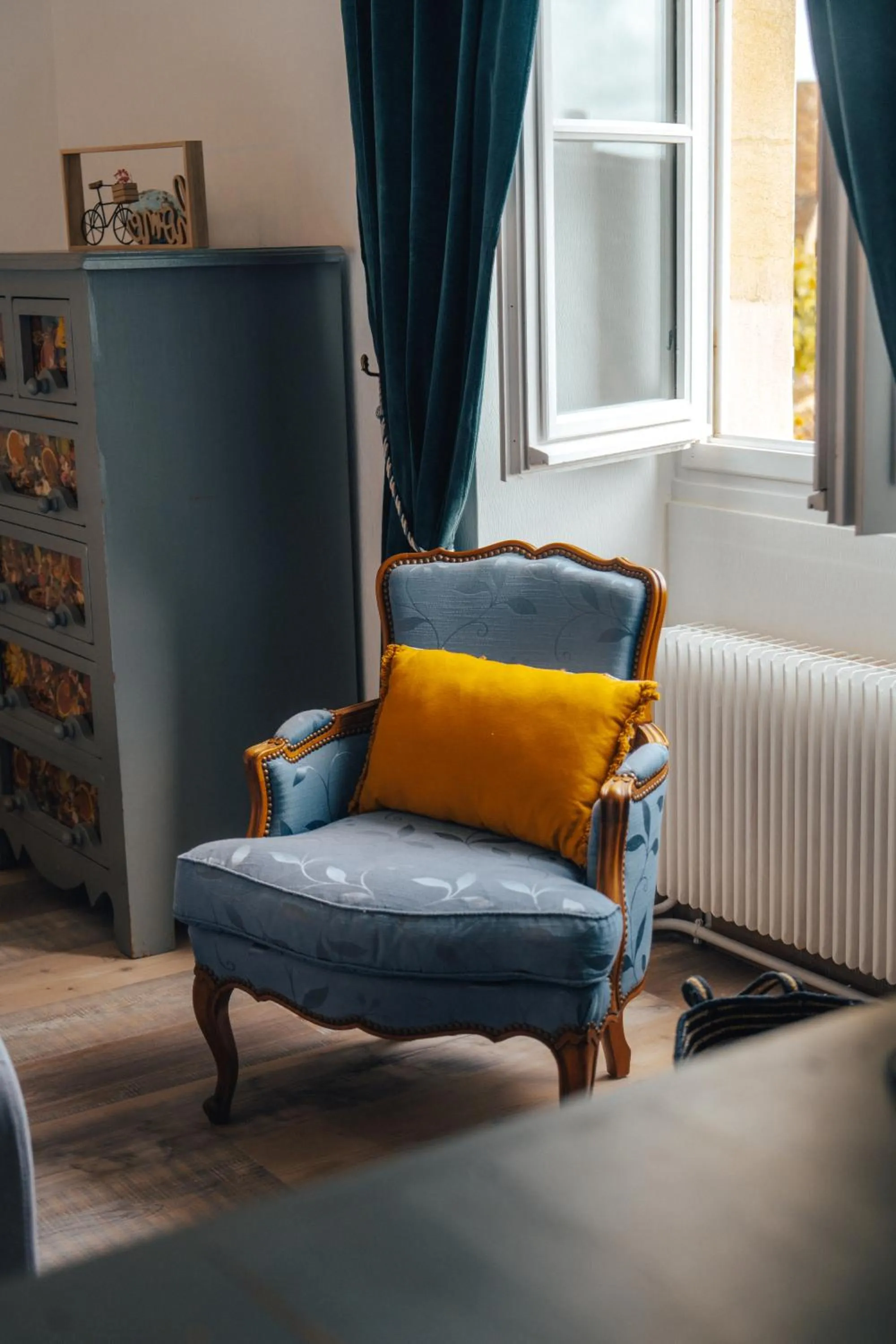 Decorative detail in Hôtel l'Abbaye