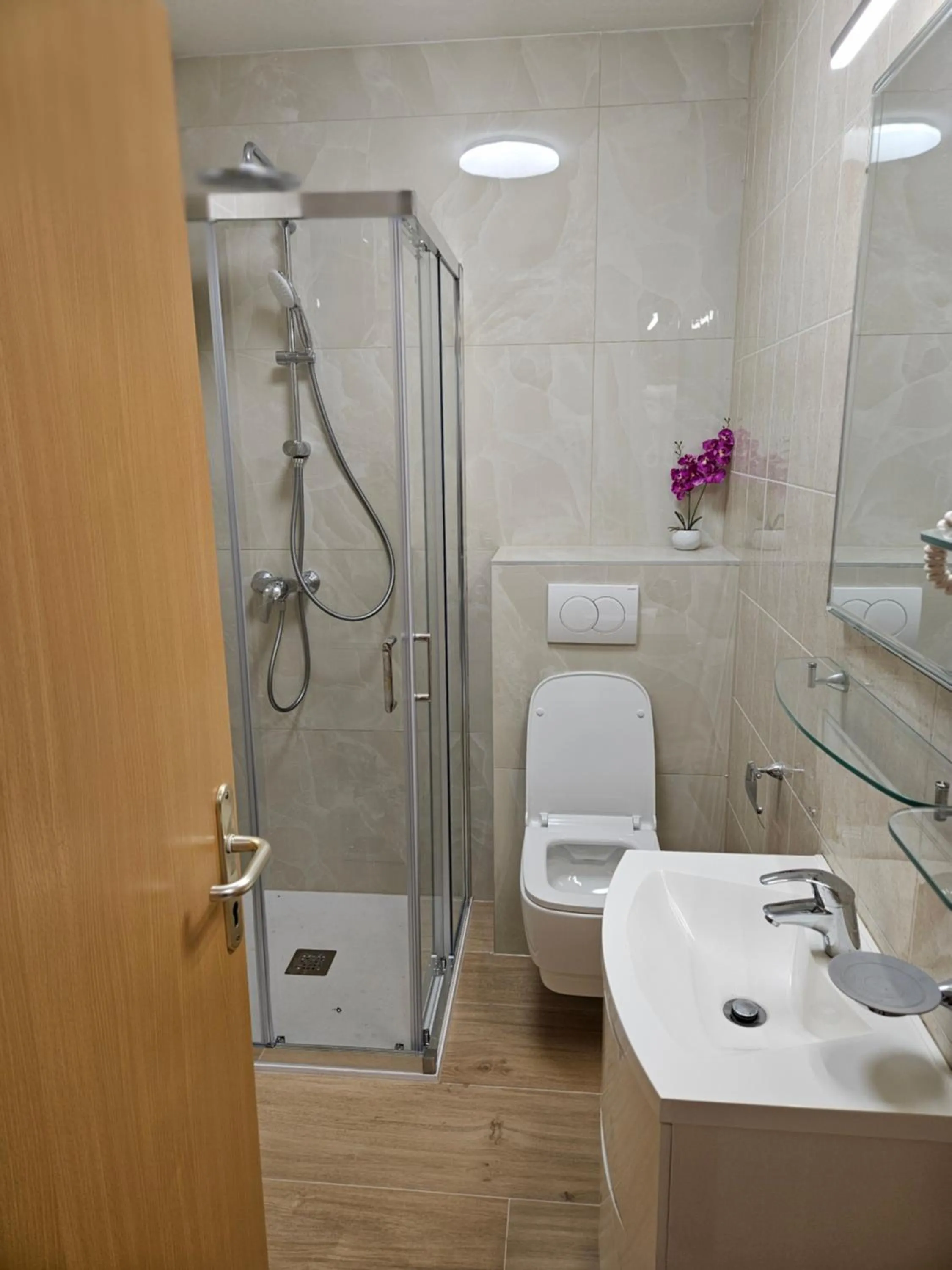 Shower in Apartment Mary