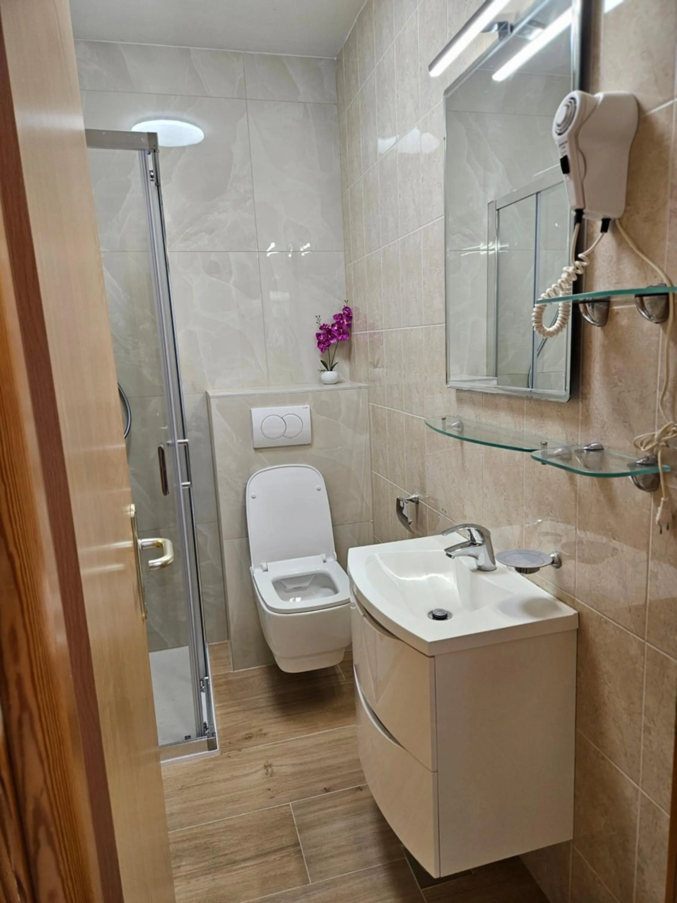 Shower in Apartment Mary