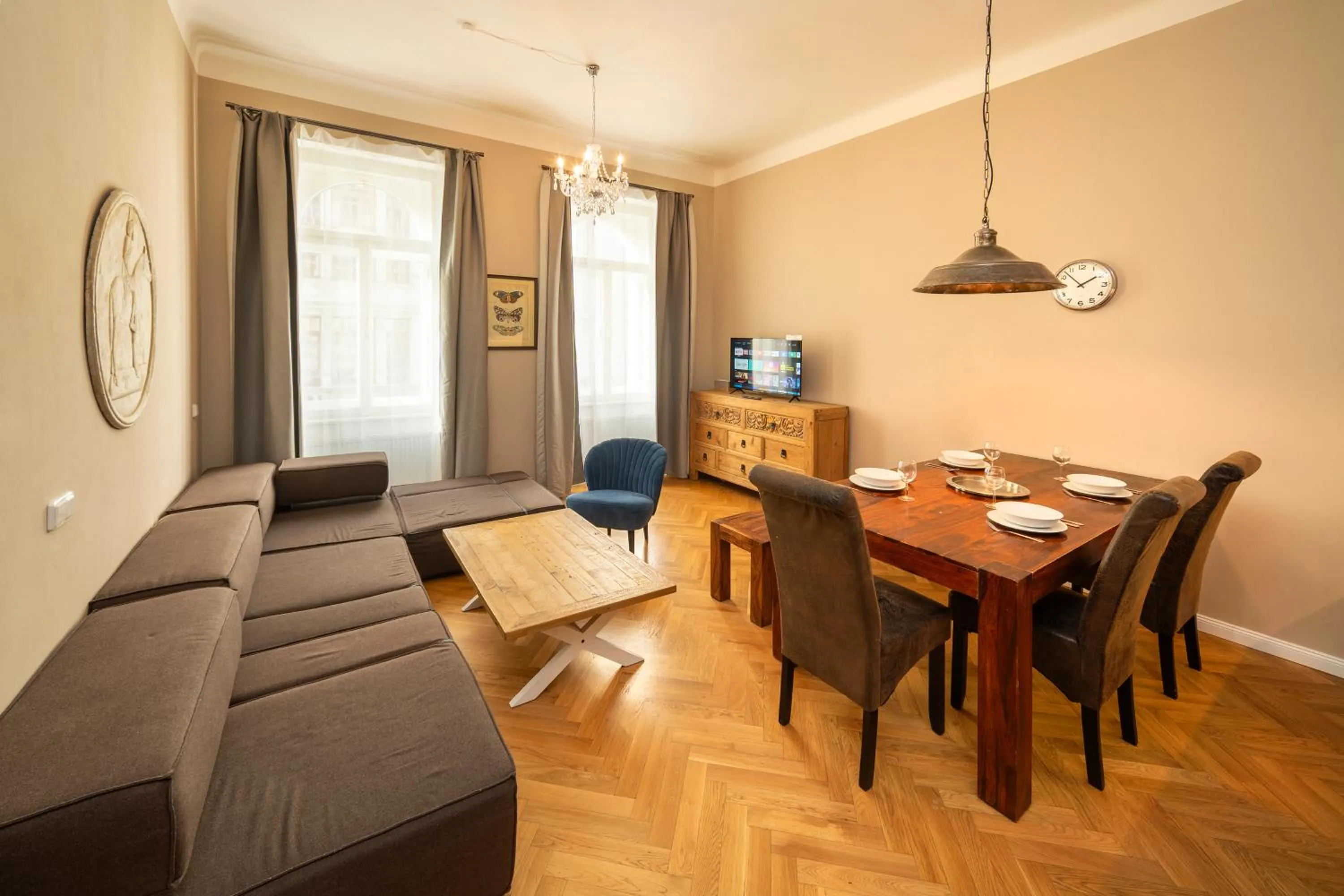 Living room in Apart Hotel Zborovska