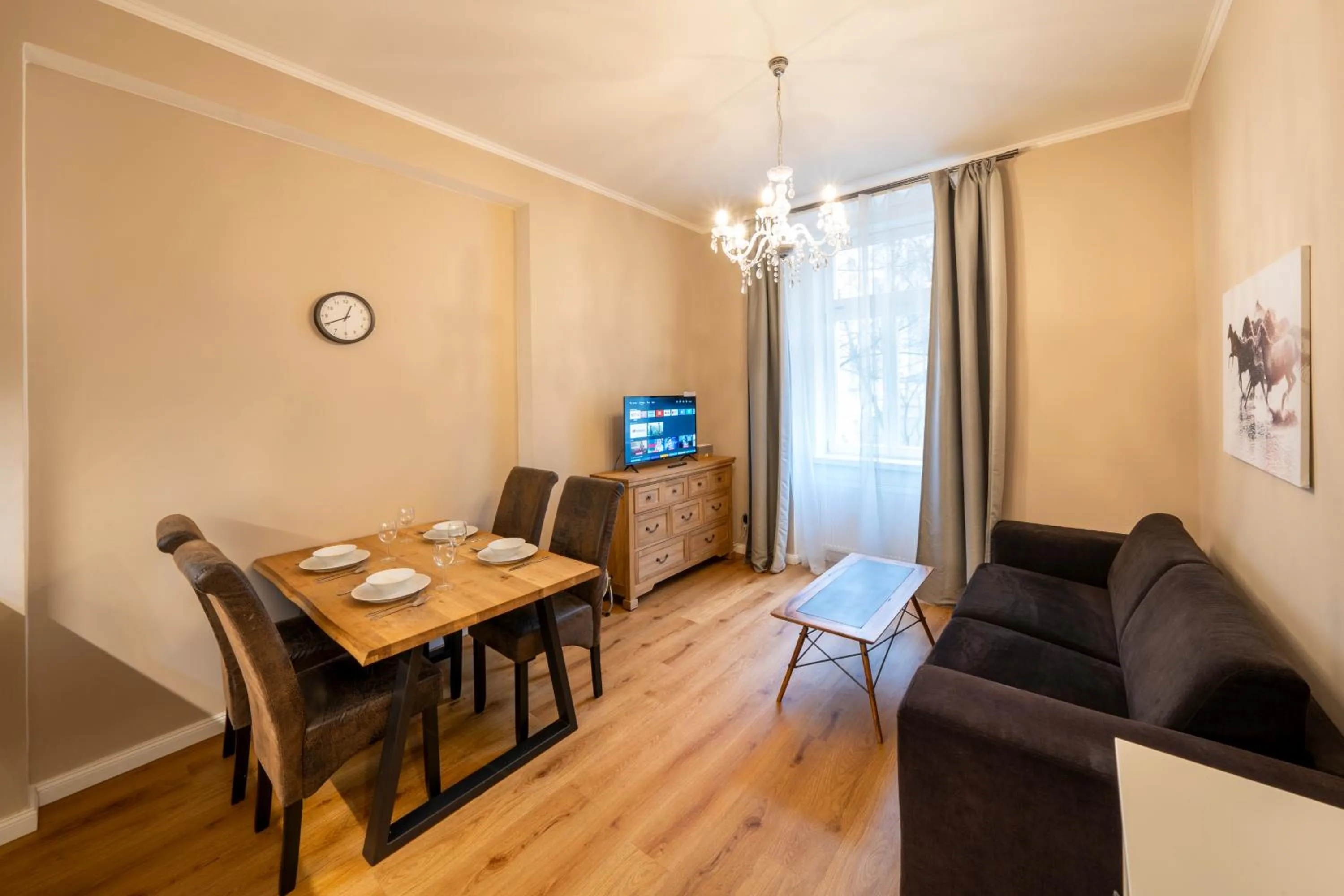 Living room in Apart Hotel Zborovska