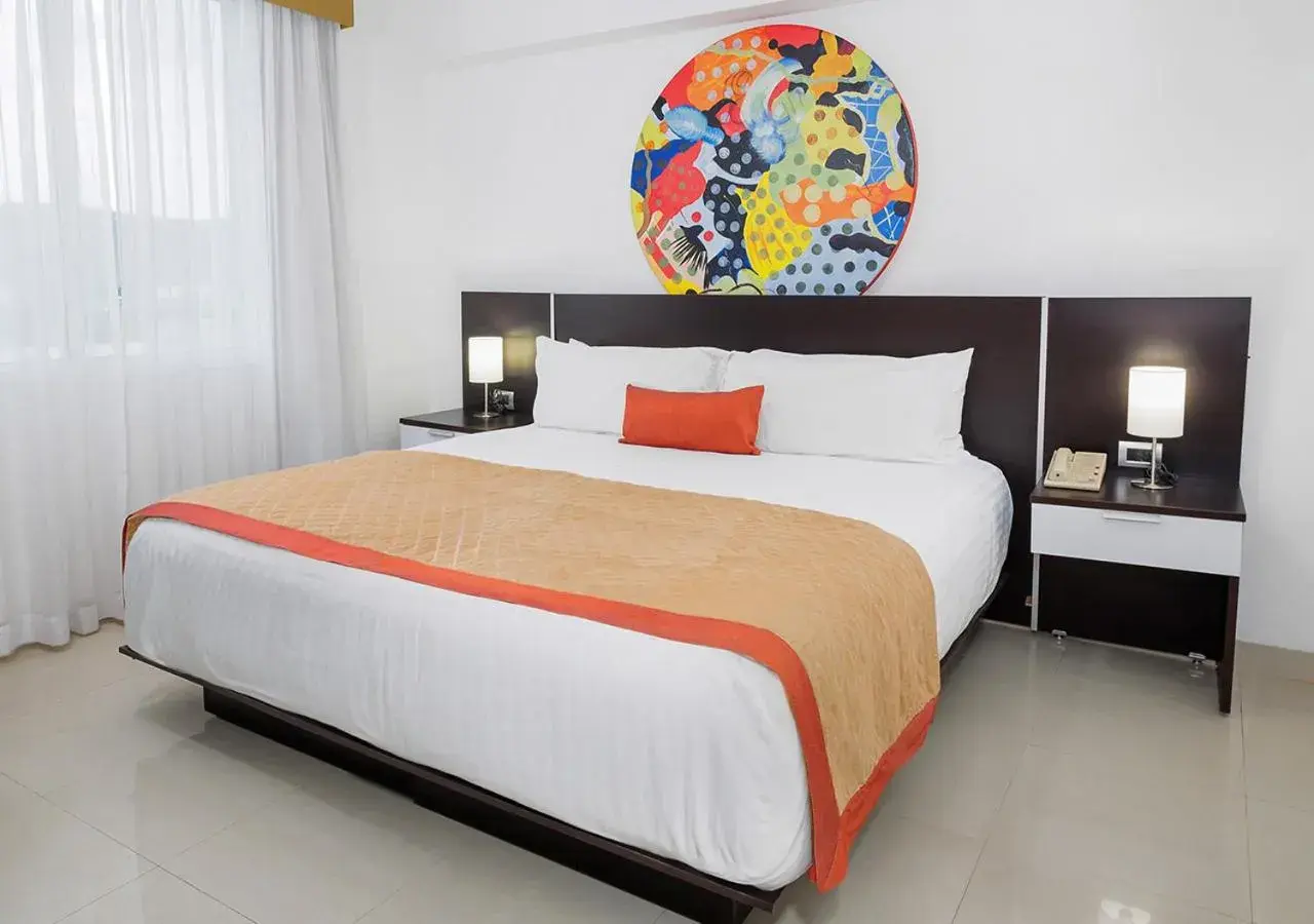 Bedroom, Bed in Hotel México Plaza Irapuato Bedroom, Bed in Hotel México Plaza Irapuato