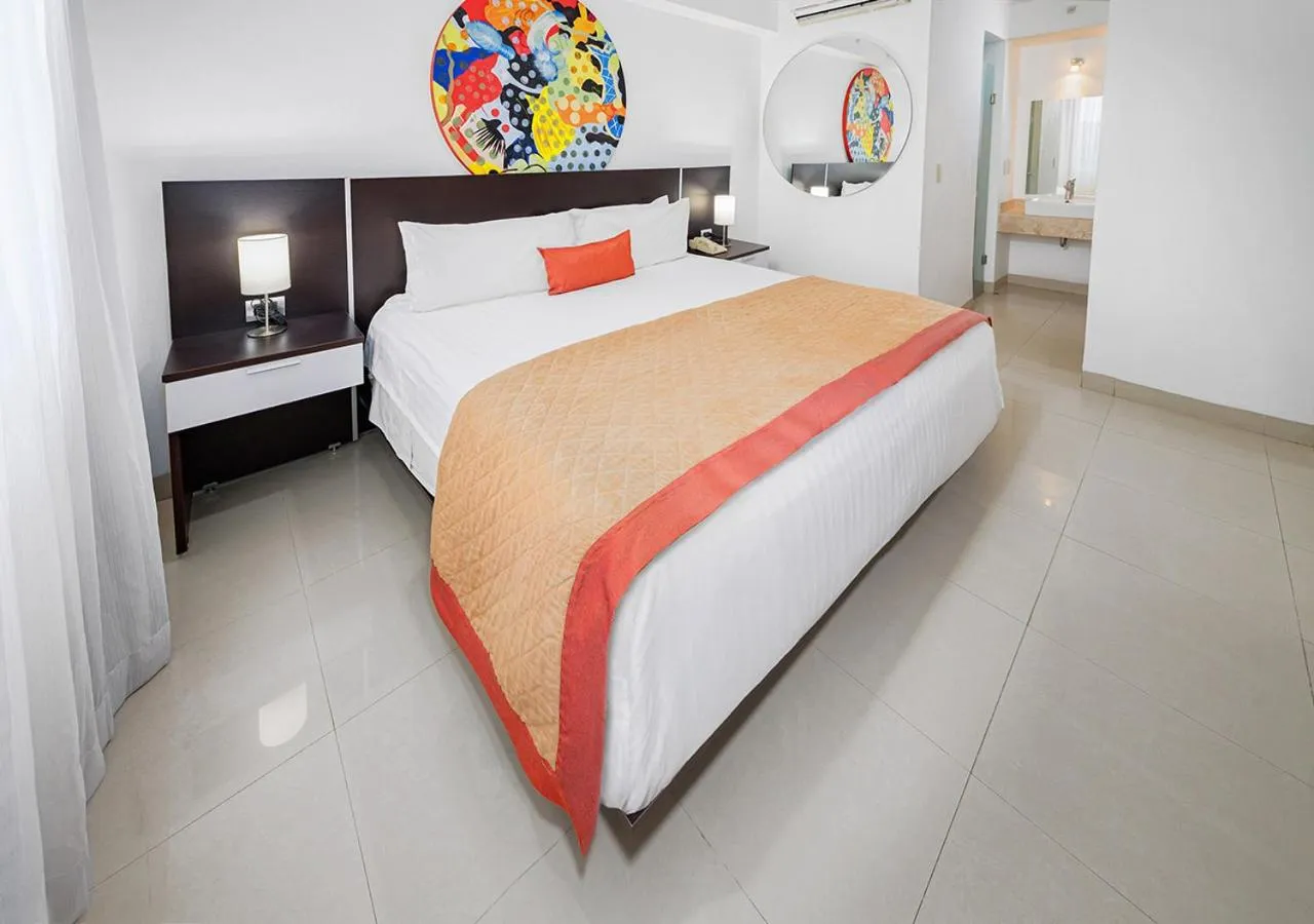 Bedroom, Bed in Hotel México Plaza Irapuato