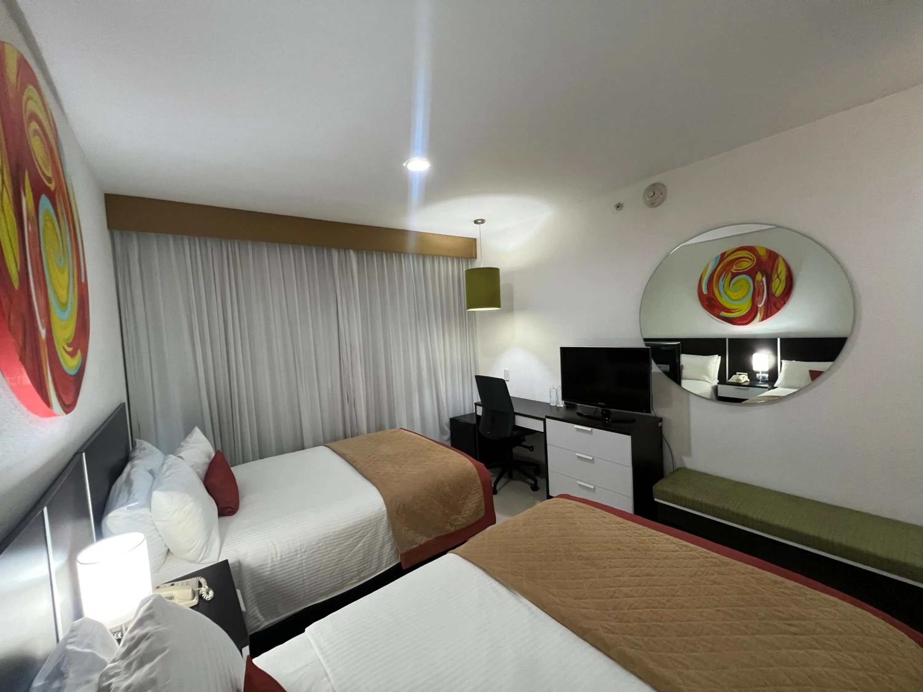 Bedroom, Bed in Hotel México Plaza Irapuato