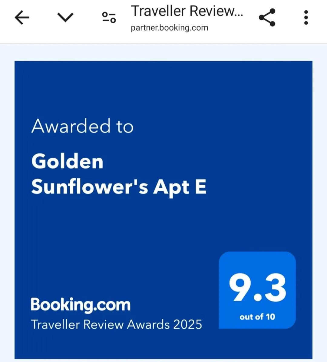 Golden Sunflower's Apt E