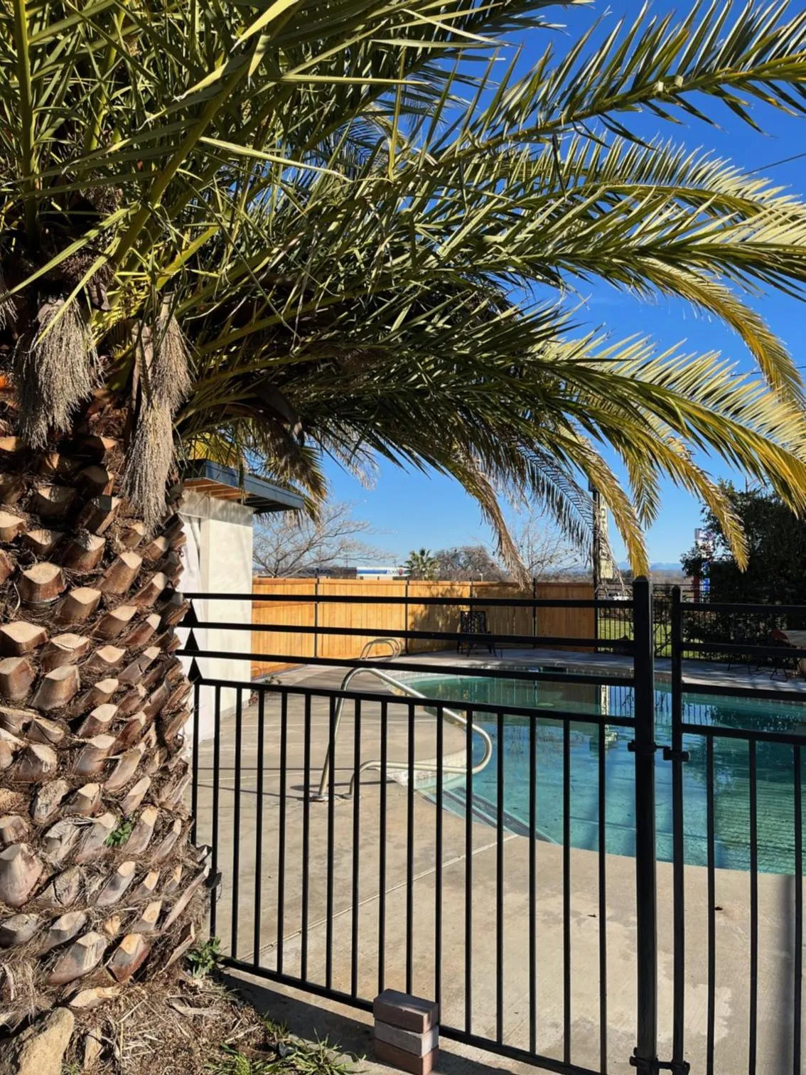 Swimming pool in Triangle Motel