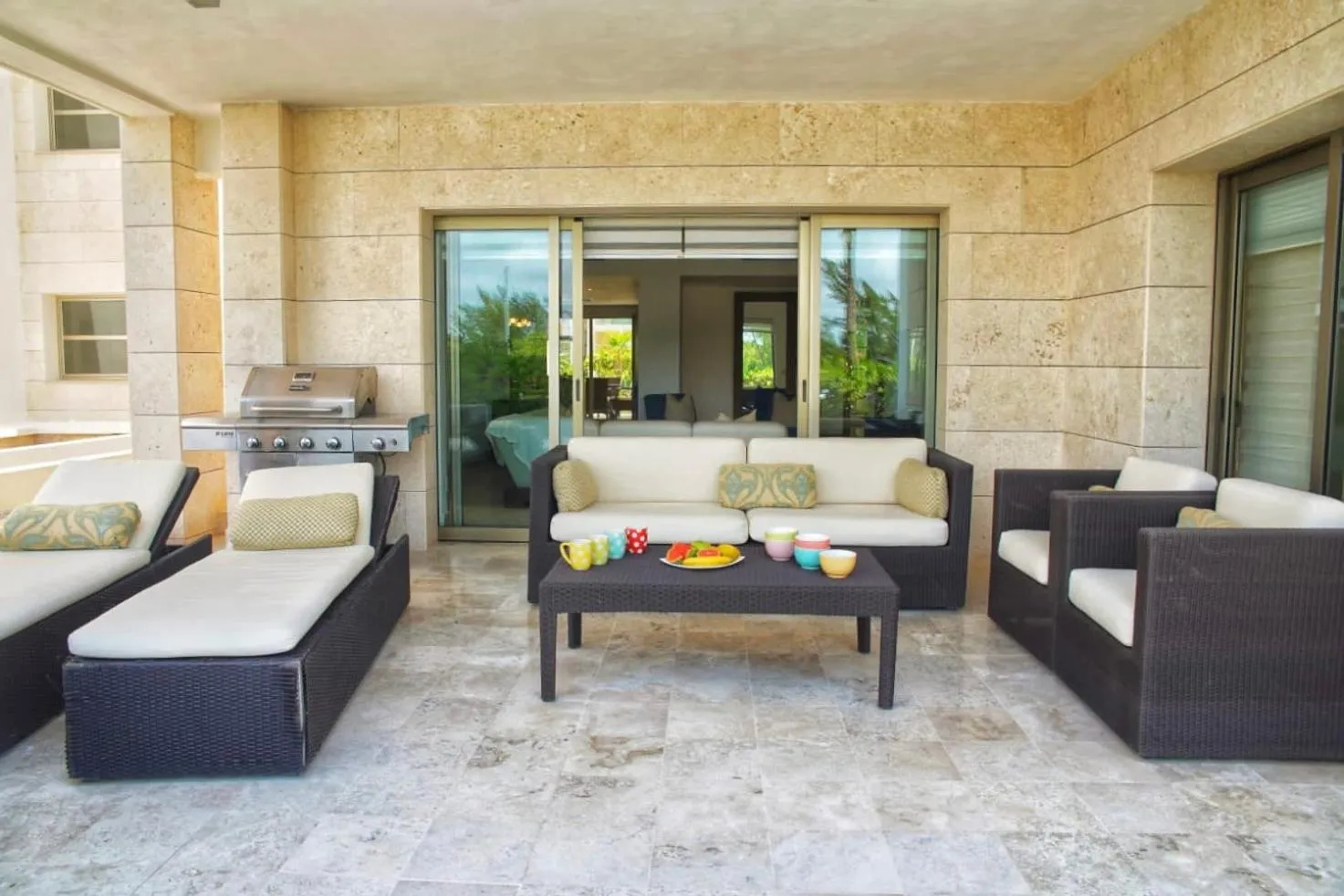 Patio in Departamento exclusivo con playa privada - La Amada, Cancun