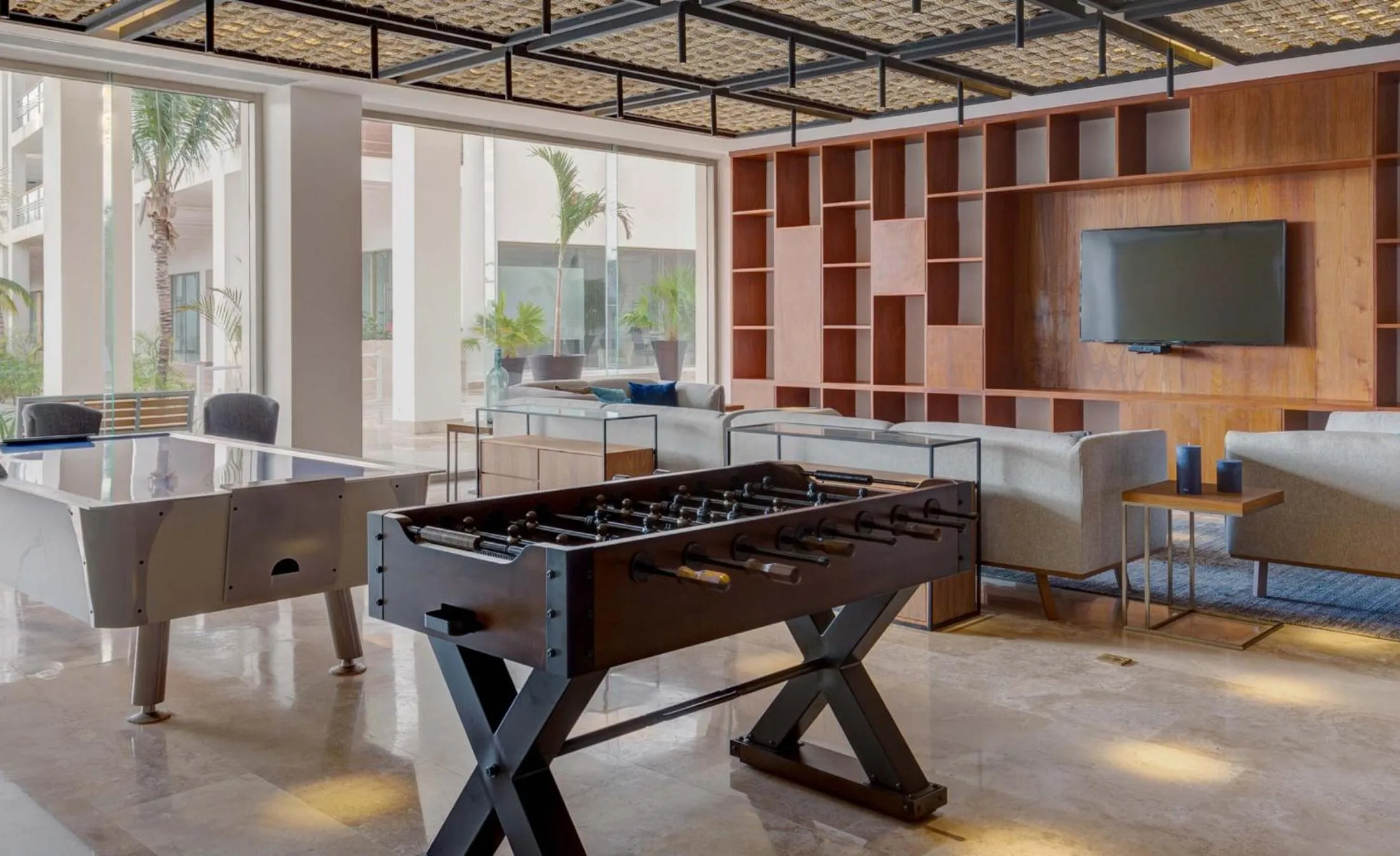 Communal lounge/ TV room in Departamento exclusivo con playa privada - La Amada, Cancun