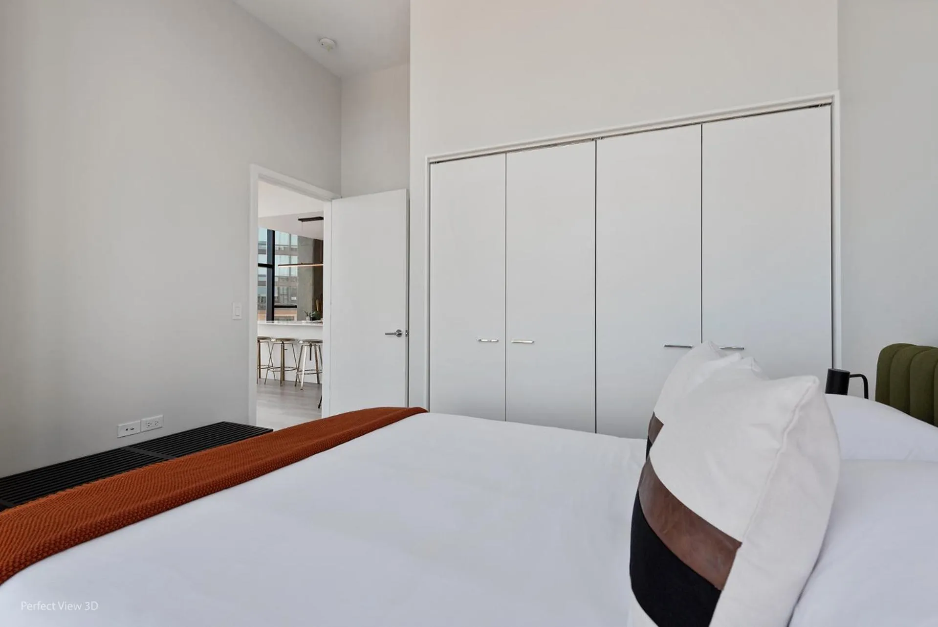 Bed in Avenir West Loop Penthouses with Iconic City Views