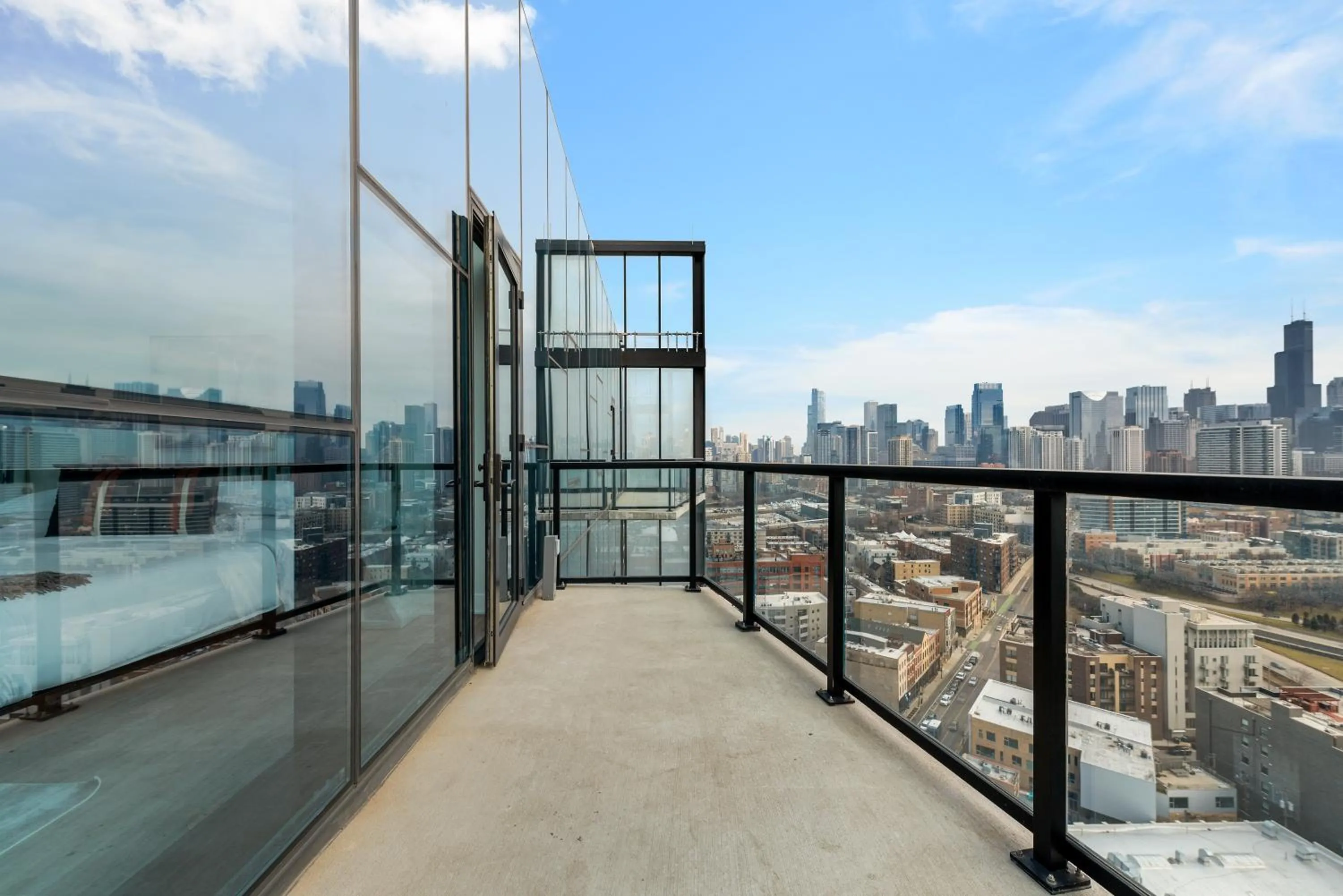 Balcony/Terrace in Avenir West Loop Penthouses with Iconic City Views