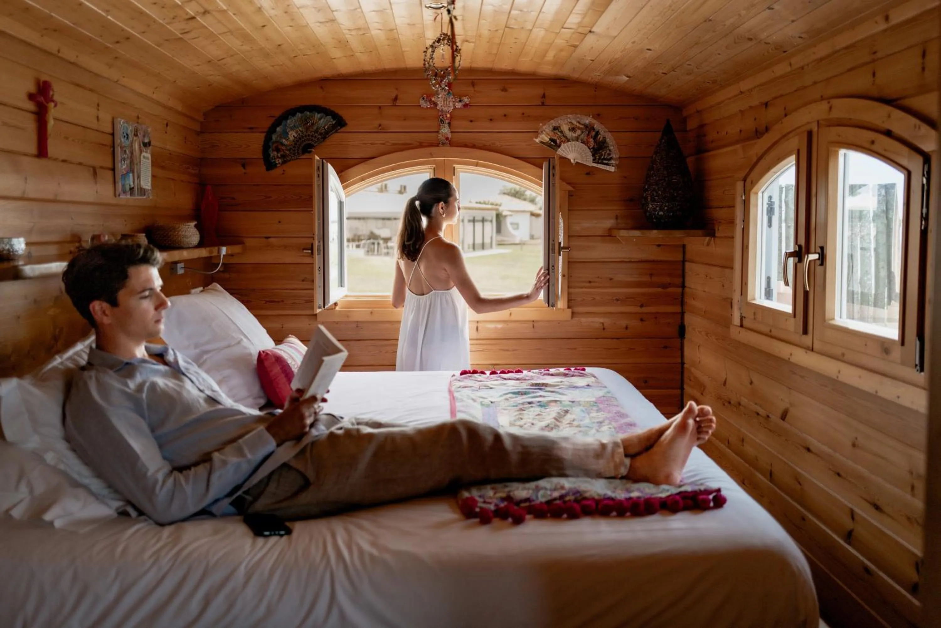 Bed in Lodge Sainte Helene Adult only