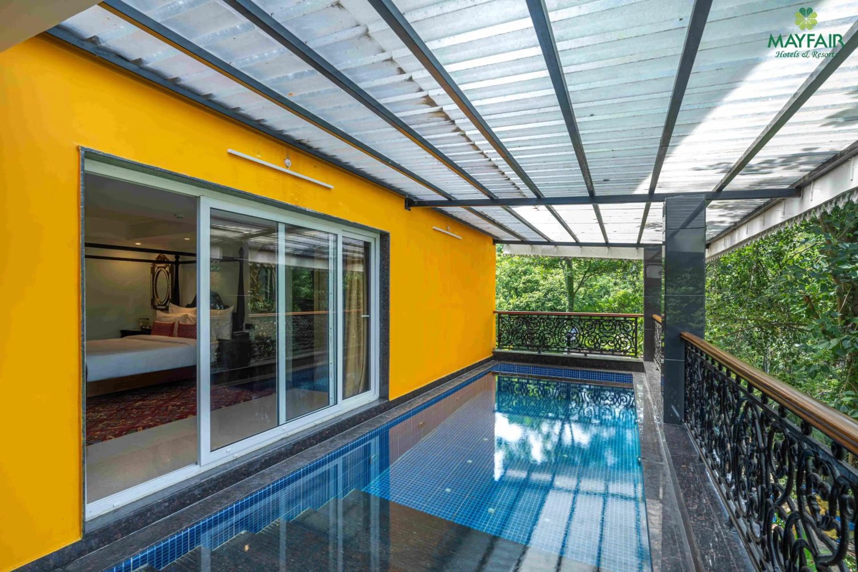 Pool view in Mayfair Spring Valley Resort Guwahati