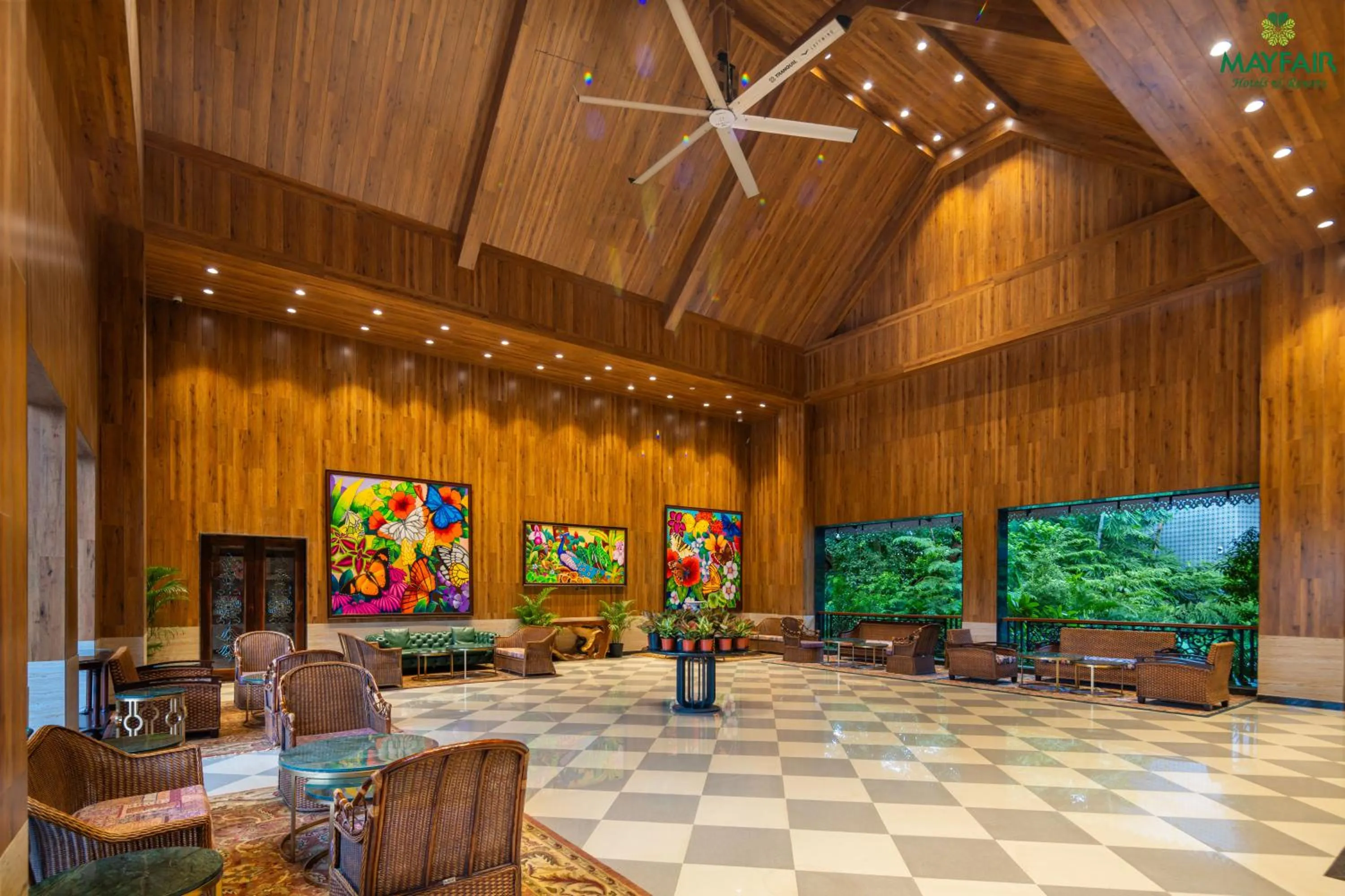 Communal lounge/ TV room in Mayfair Spring Valley Resort Guwahati