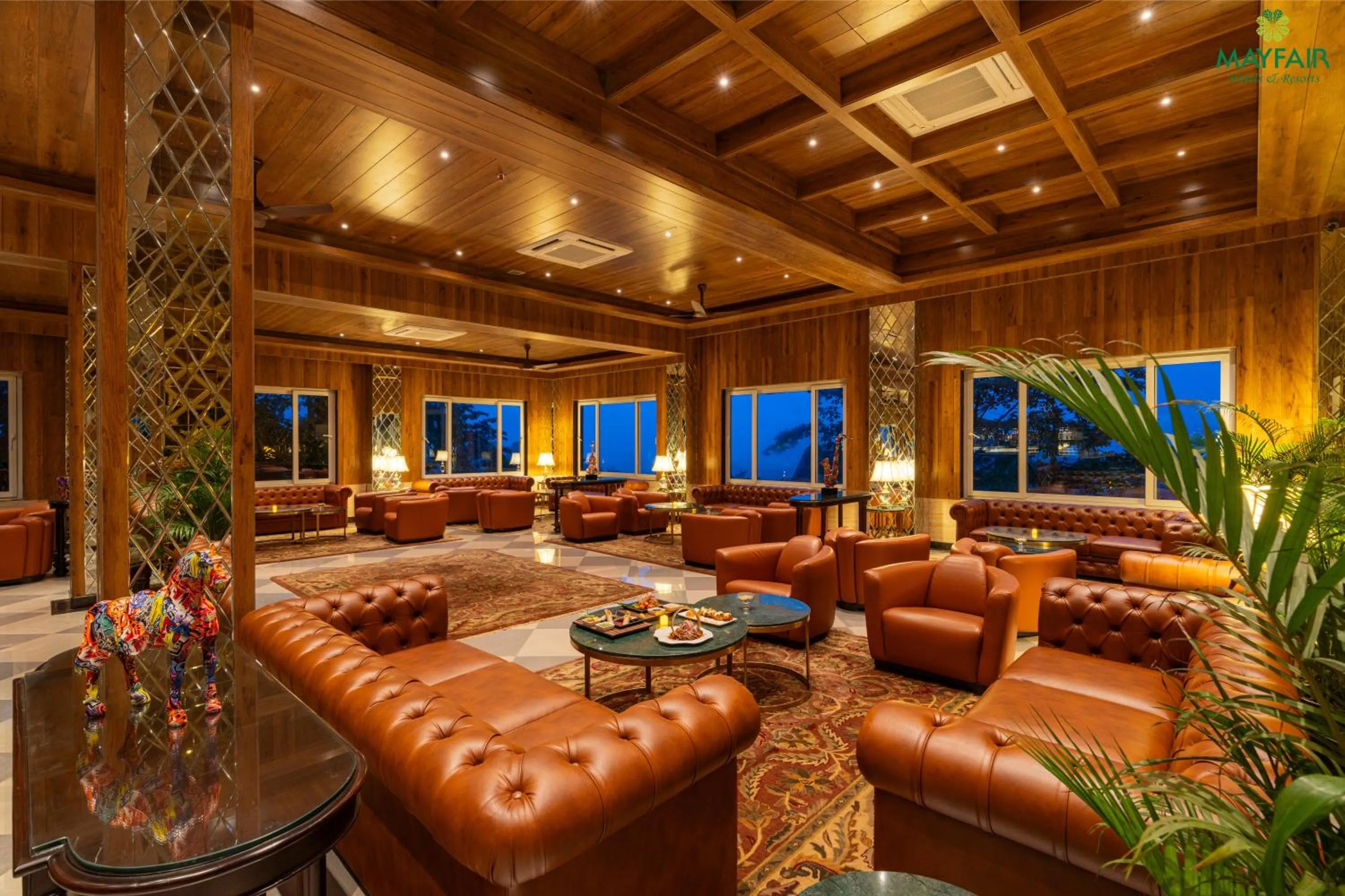 Lounge or bar in Mayfair Spring Valley Resort Guwahati
