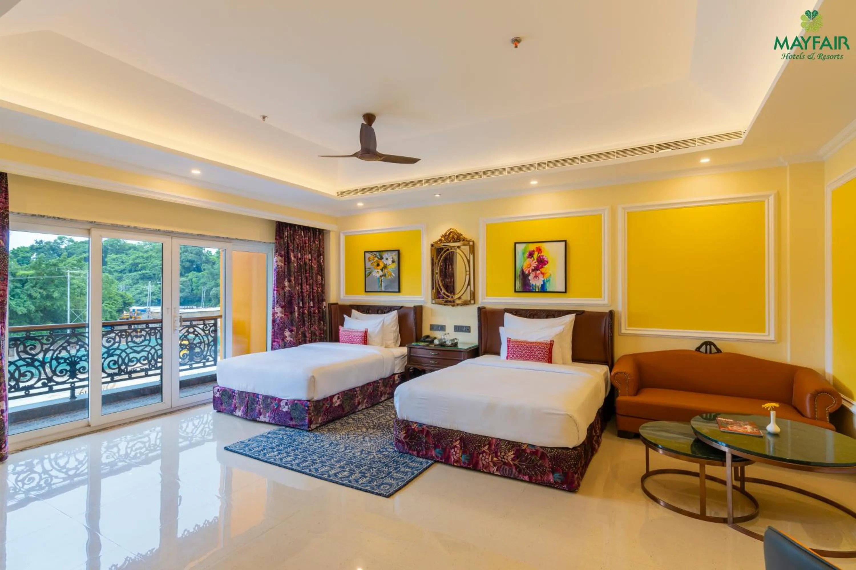 Bed in Mayfair Spring Valley Resort Guwahati