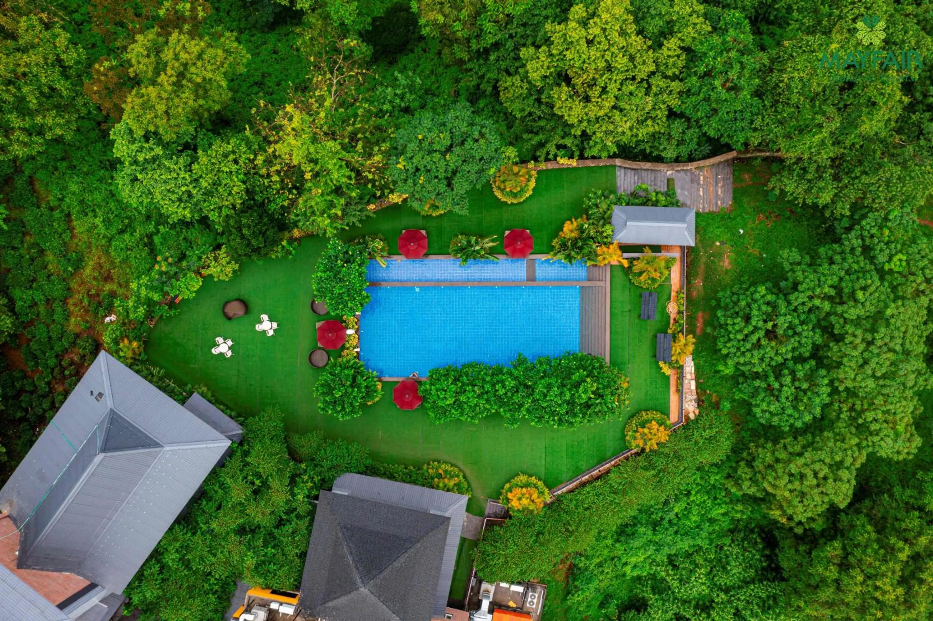 Pool view in Mayfair Spring Valley Resort Guwahati