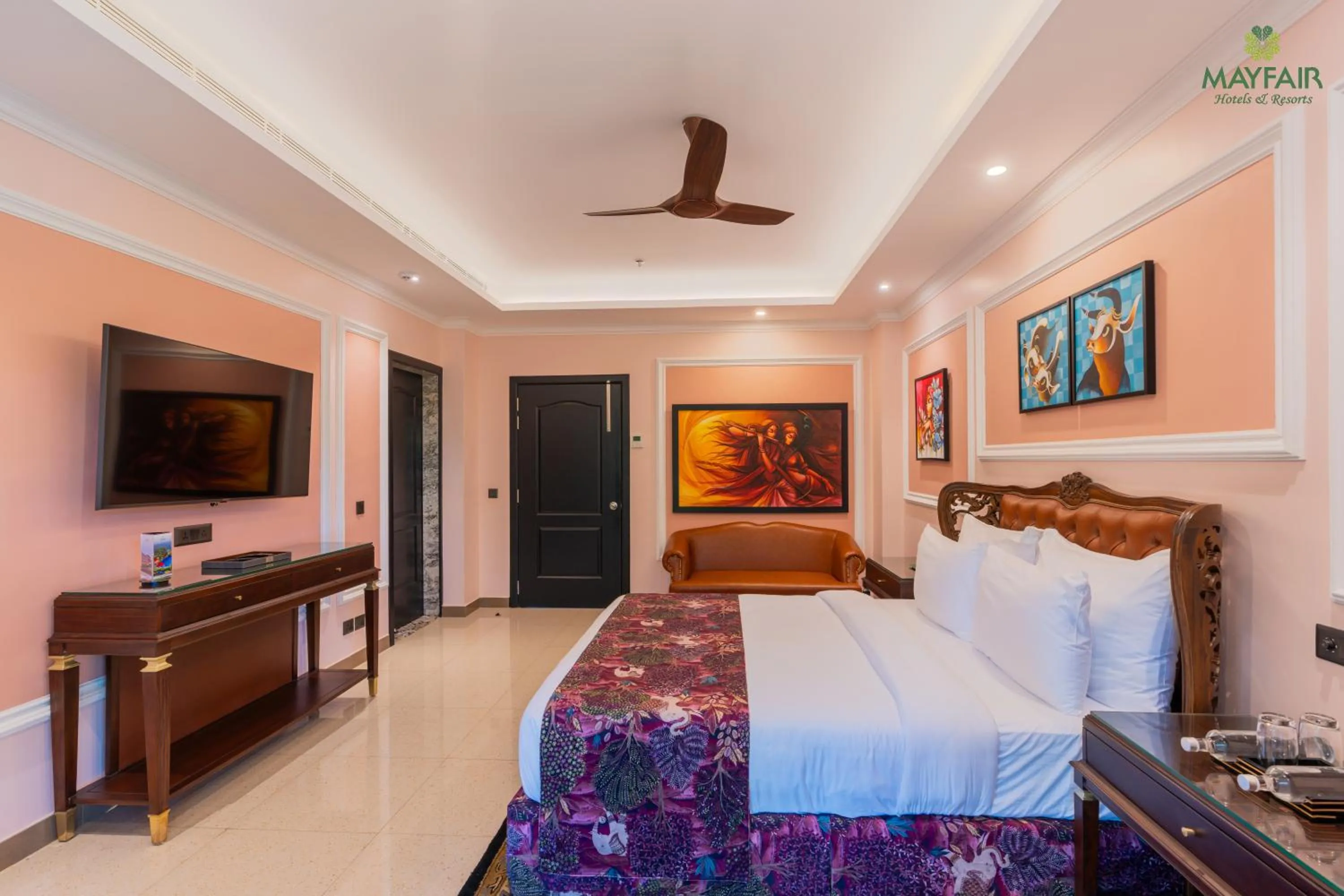 Bed in Mayfair Spring Valley Resort Guwahati