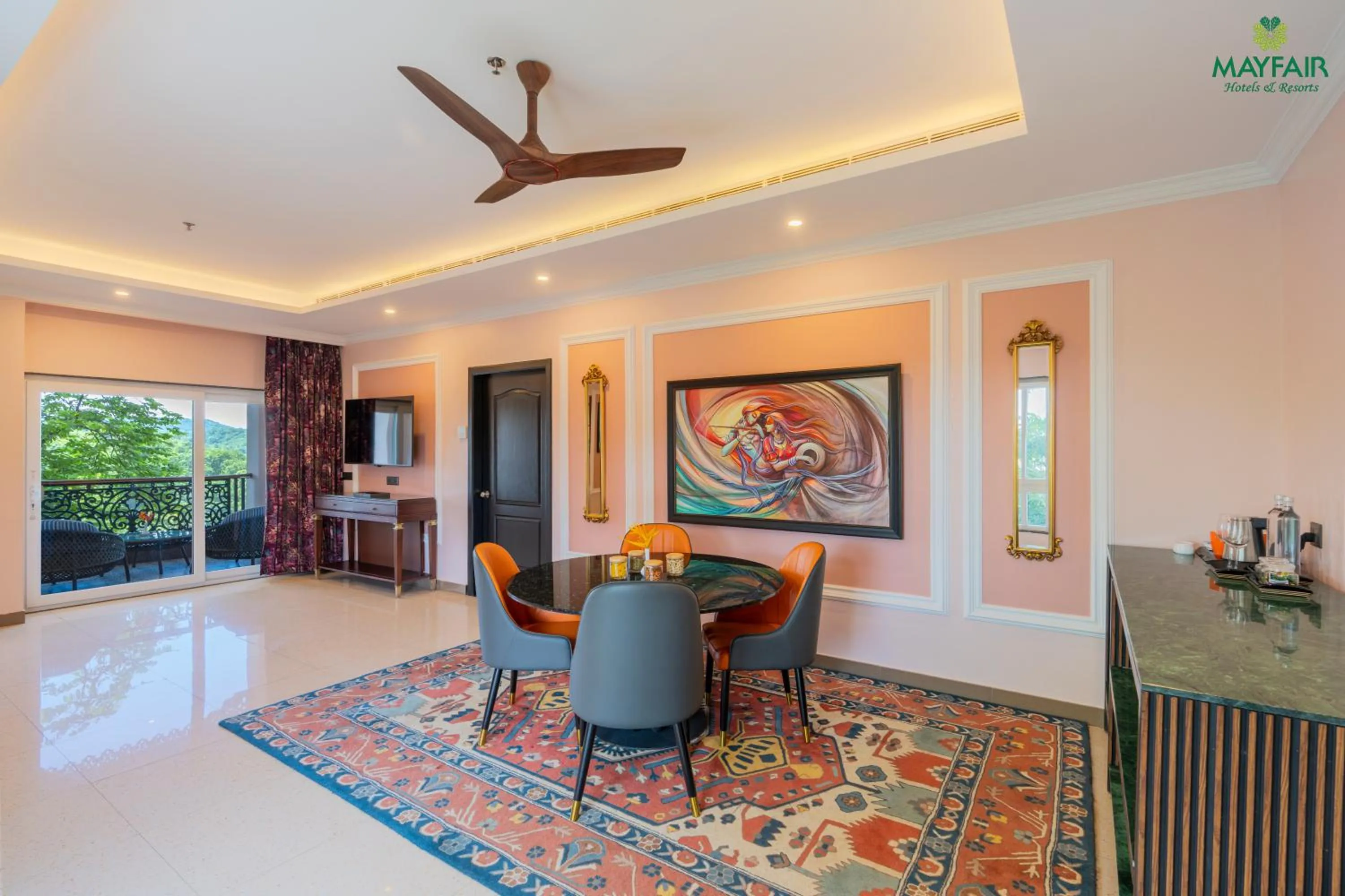 Living room in Mayfair Spring Valley Resort Guwahati