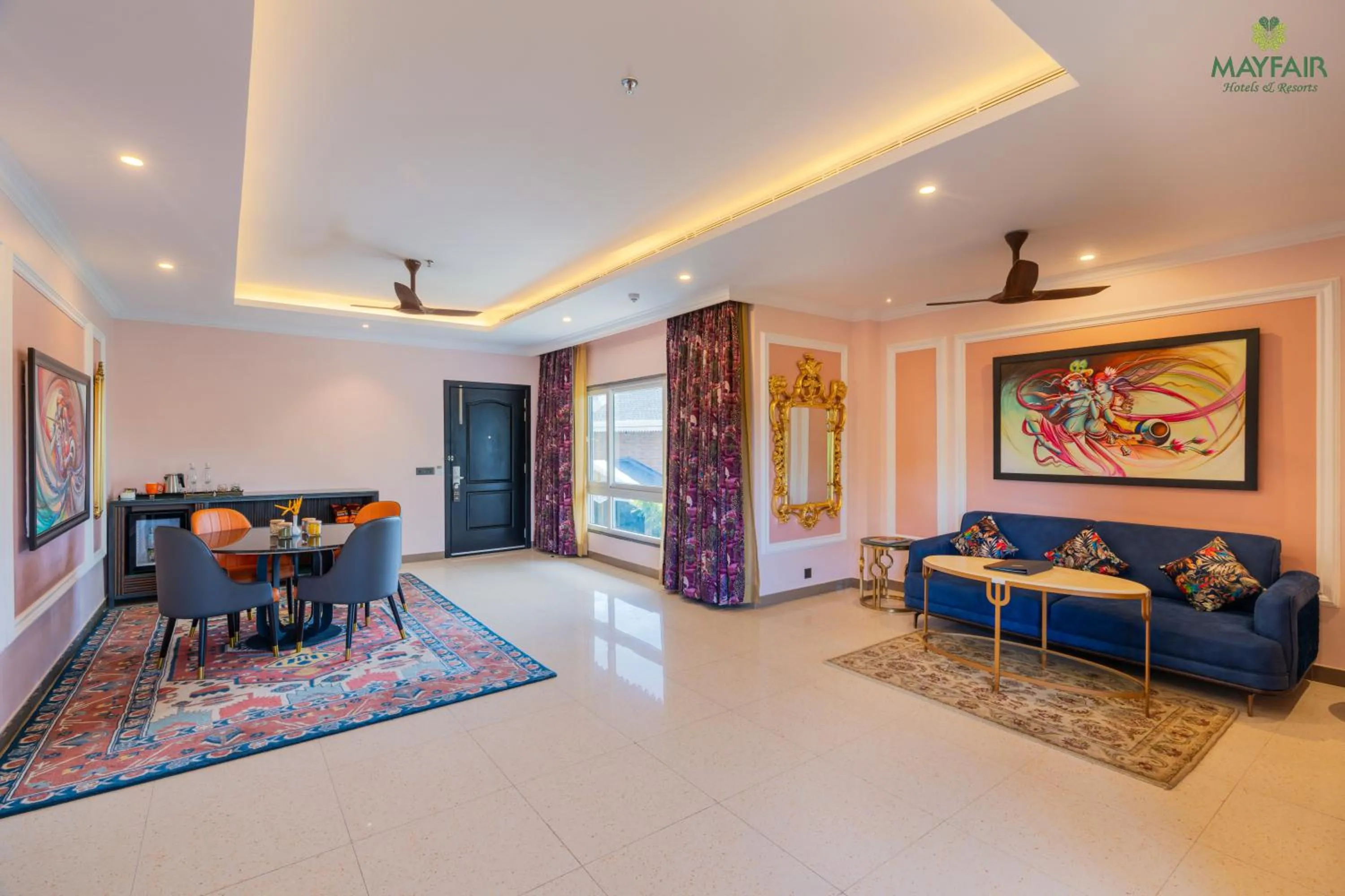 Living room in Mayfair Spring Valley Resort Guwahati