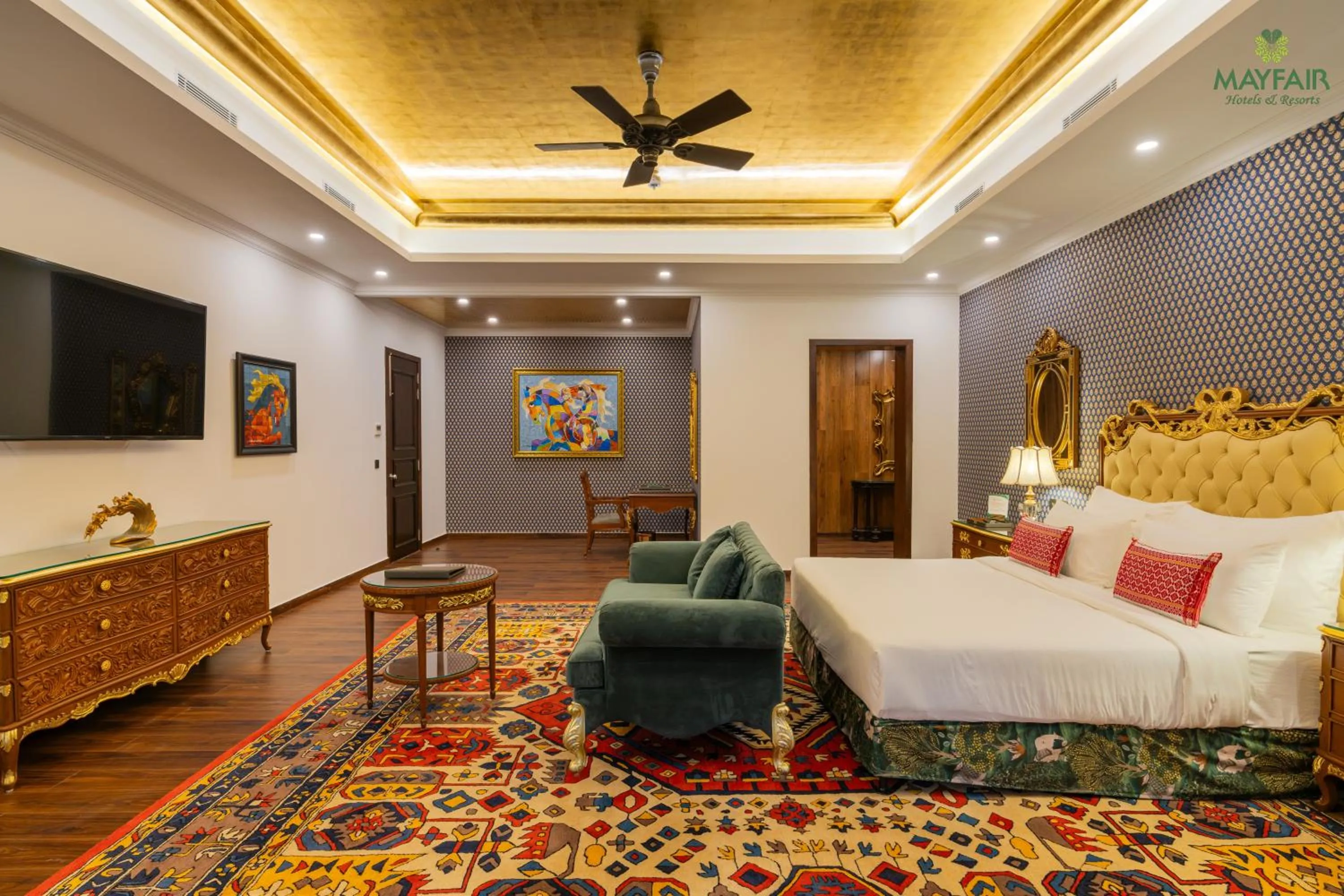 Bed in Mayfair Spring Valley Resort Guwahati