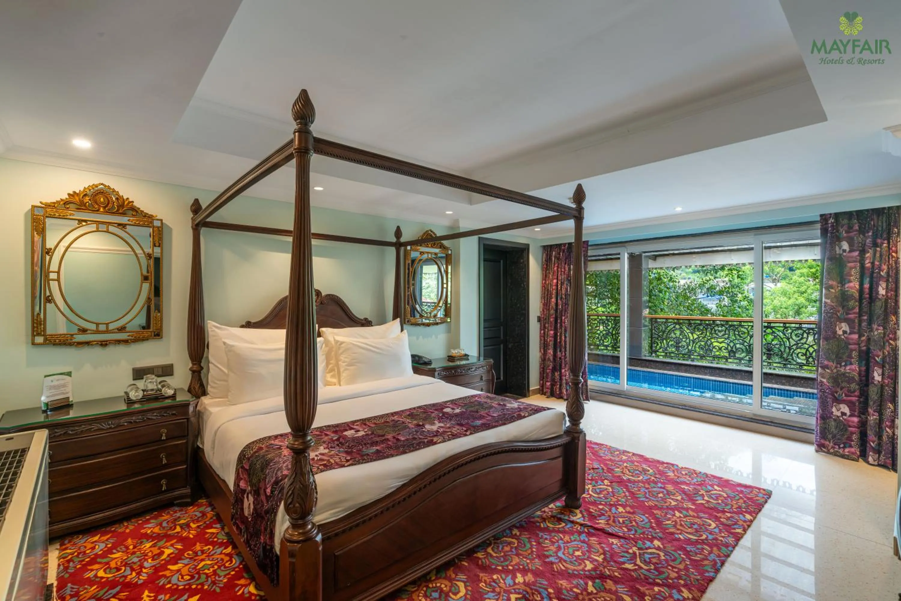 Bed in Mayfair Spring Valley Resort Guwahati