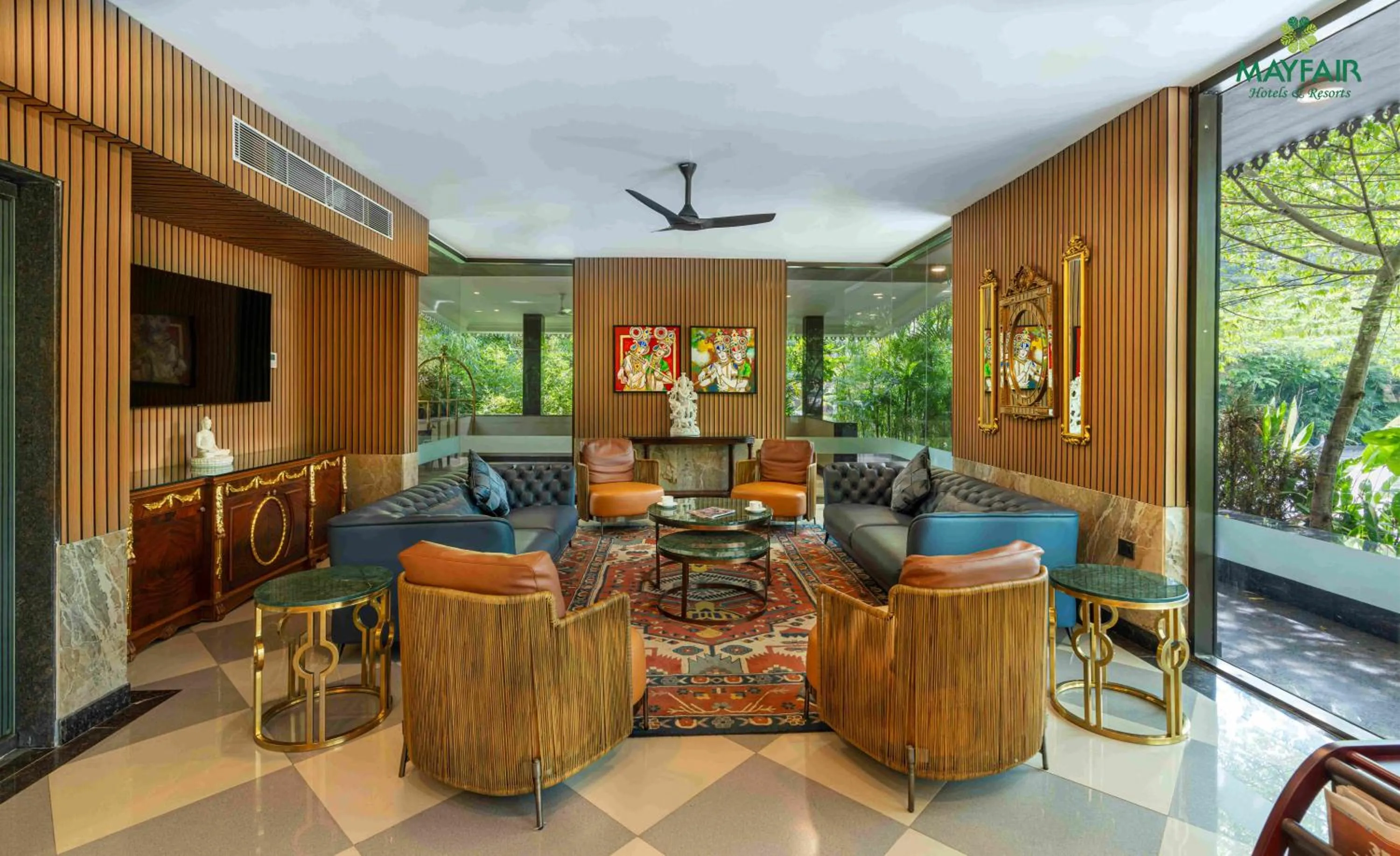 Lobby or reception in Mayfair Spring Valley Resort Guwahati