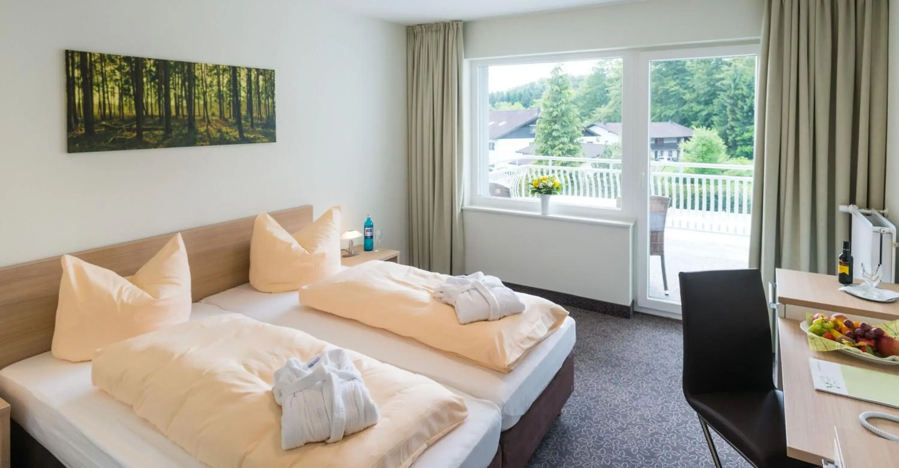 Double Room with Balcony - single occupancy in Landhotel Kristall Double Room with Balcony - single occupancy in Landhotel Kristall