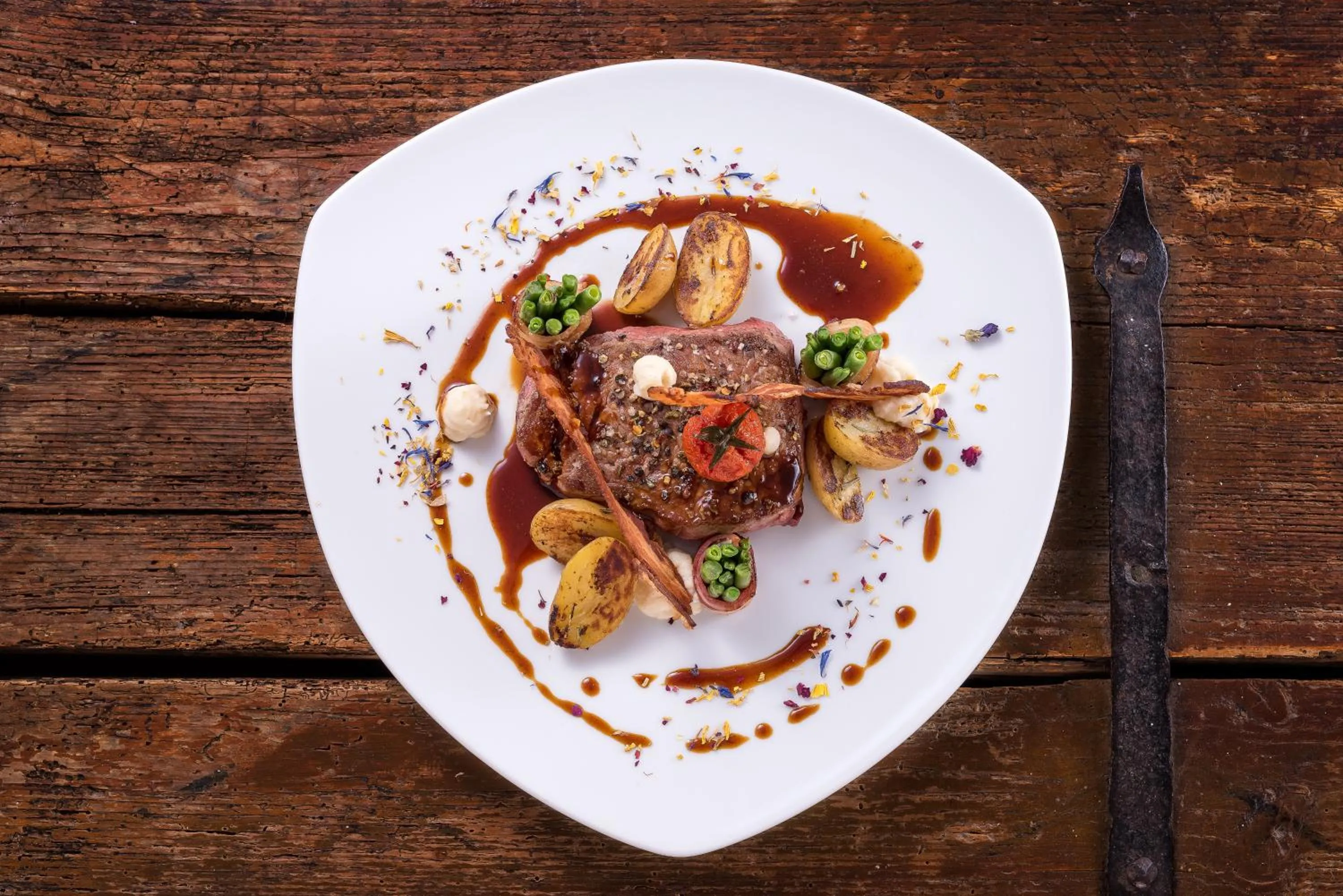 Food close-up in Gastagwirt