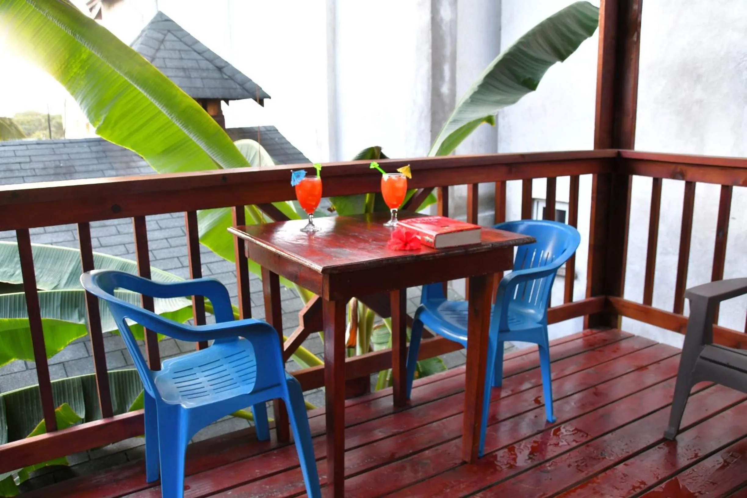 Patio in West Bay Lodge and Spa