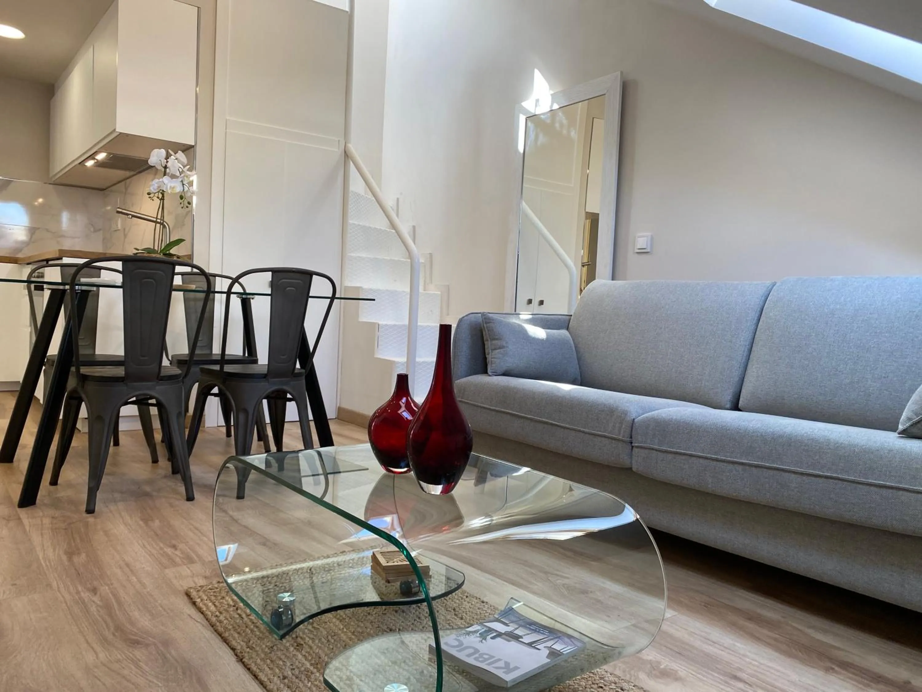 Living room in Fuencarral Apartments