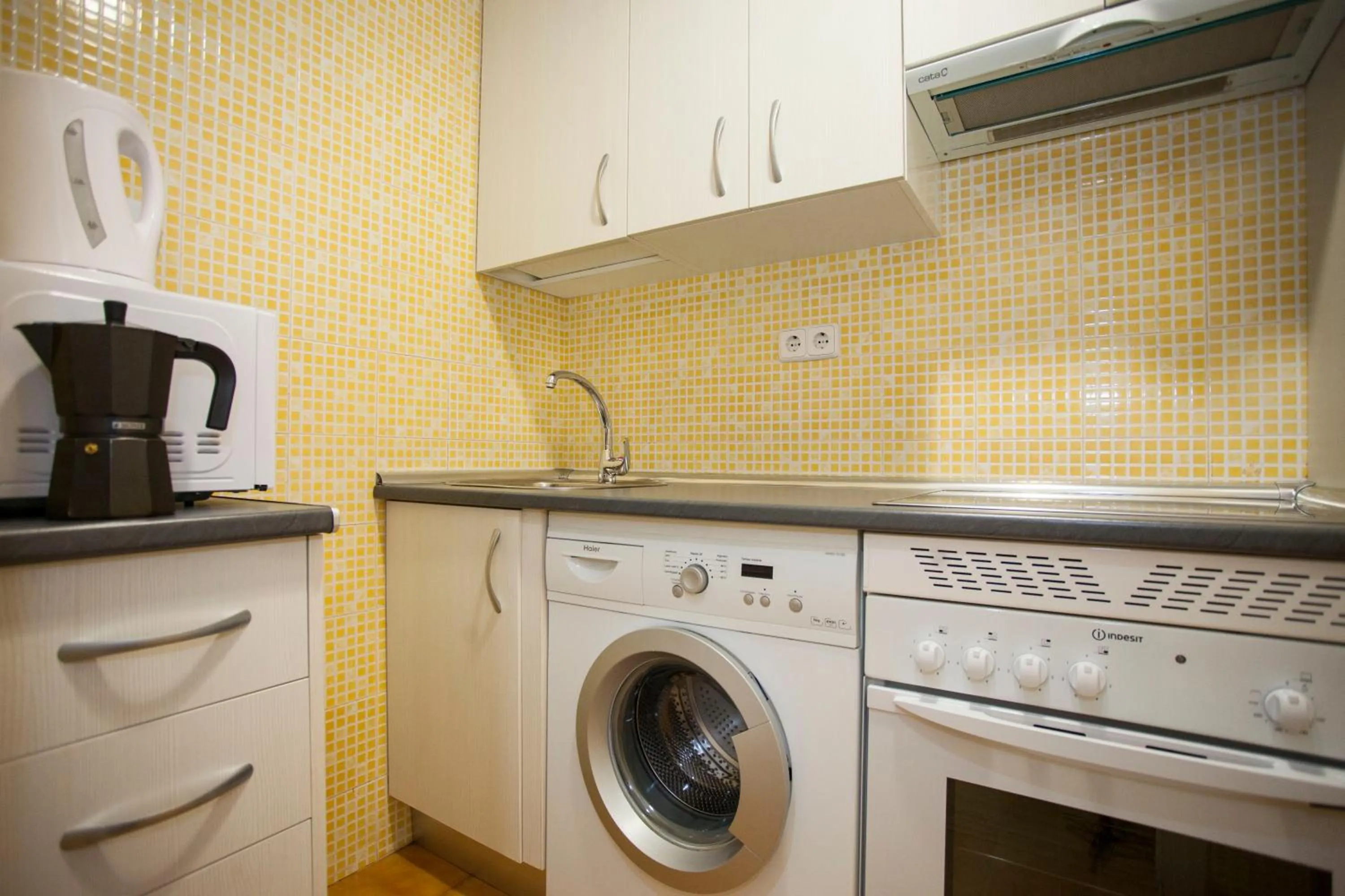 Kitchen or kitchenette in Fuencarral Apartments
