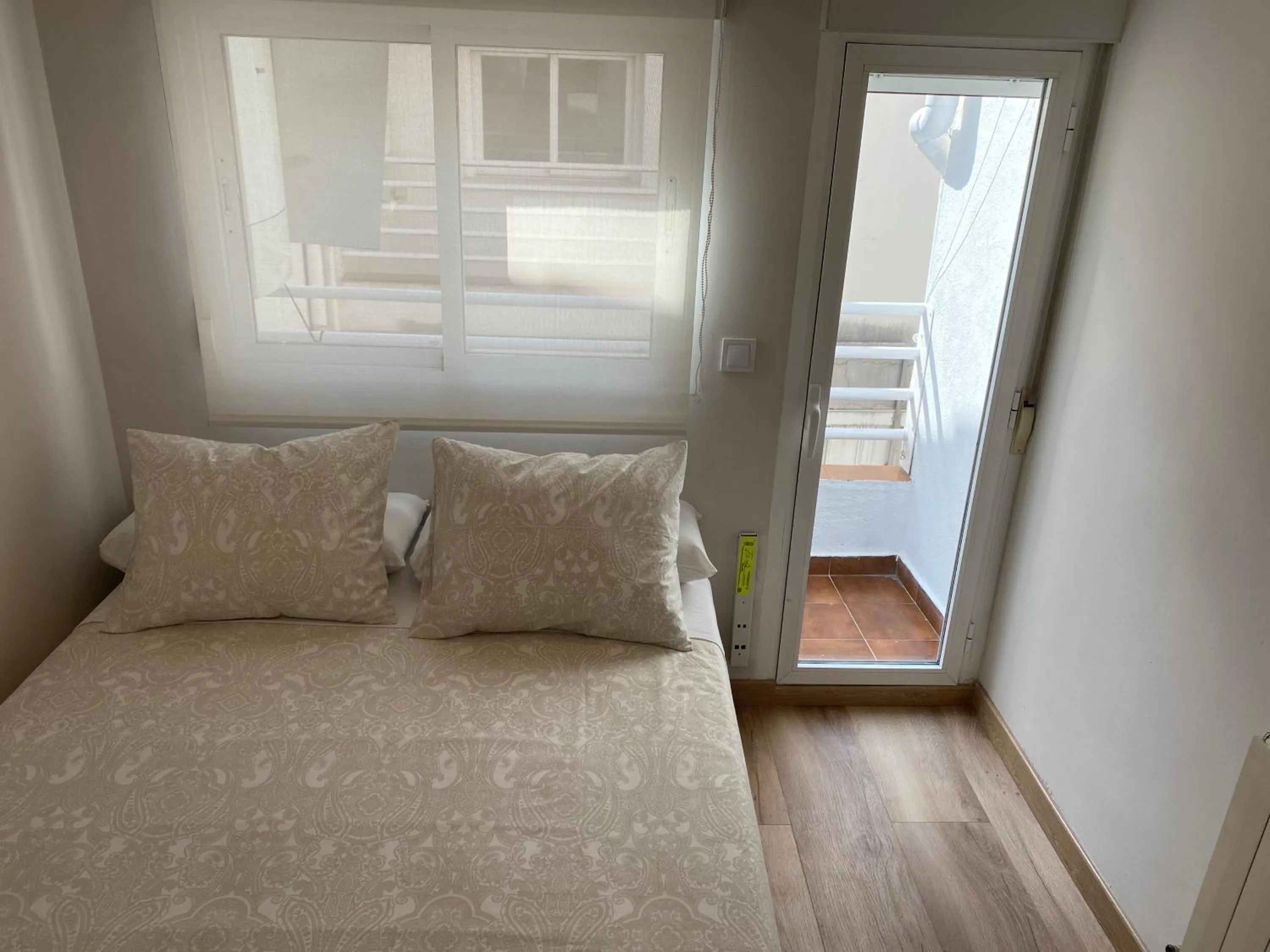 Balcony/Terrace, Bed in Fuencarral Apartments
