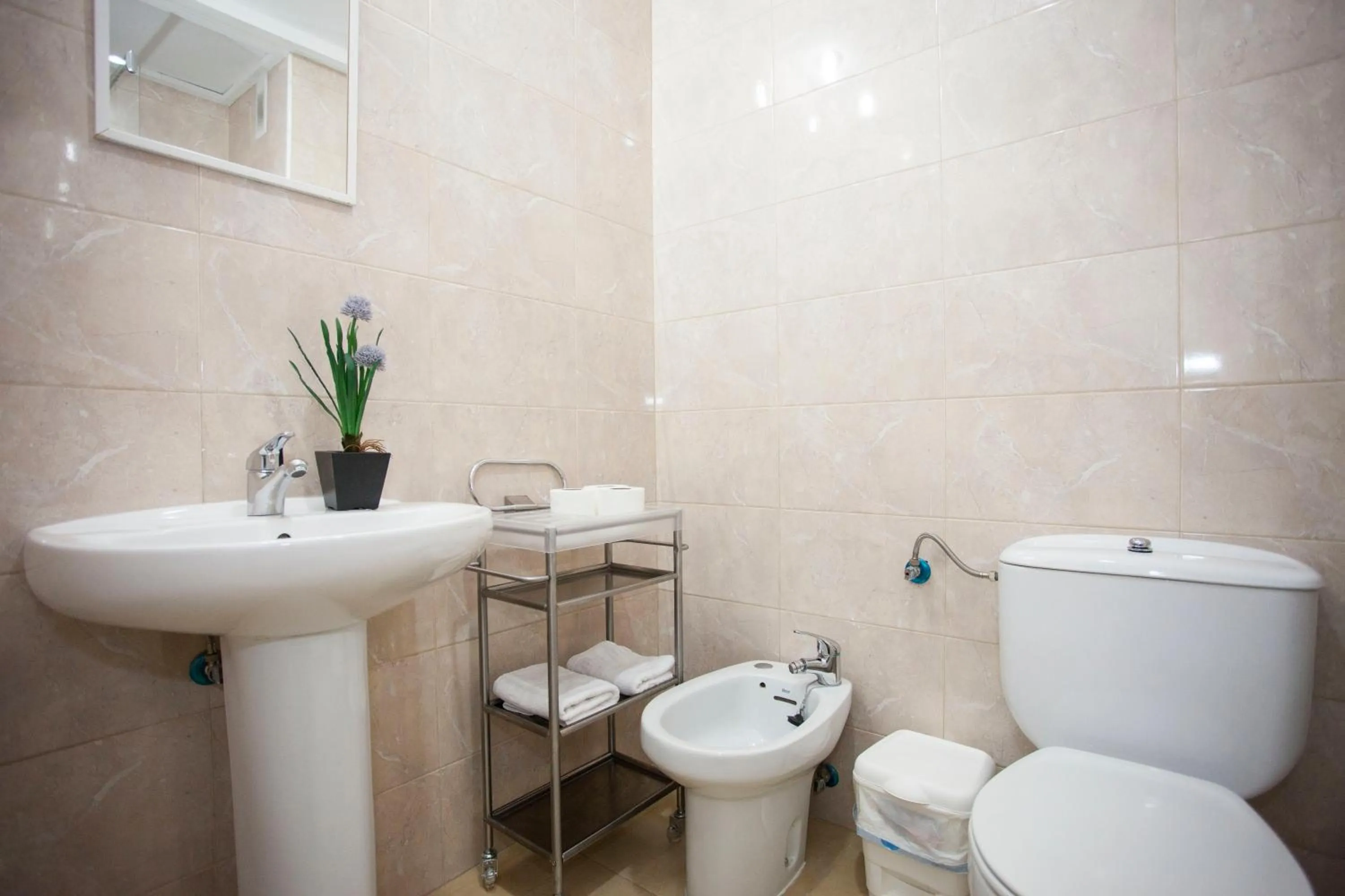 Bathroom in Fuencarral Apartments