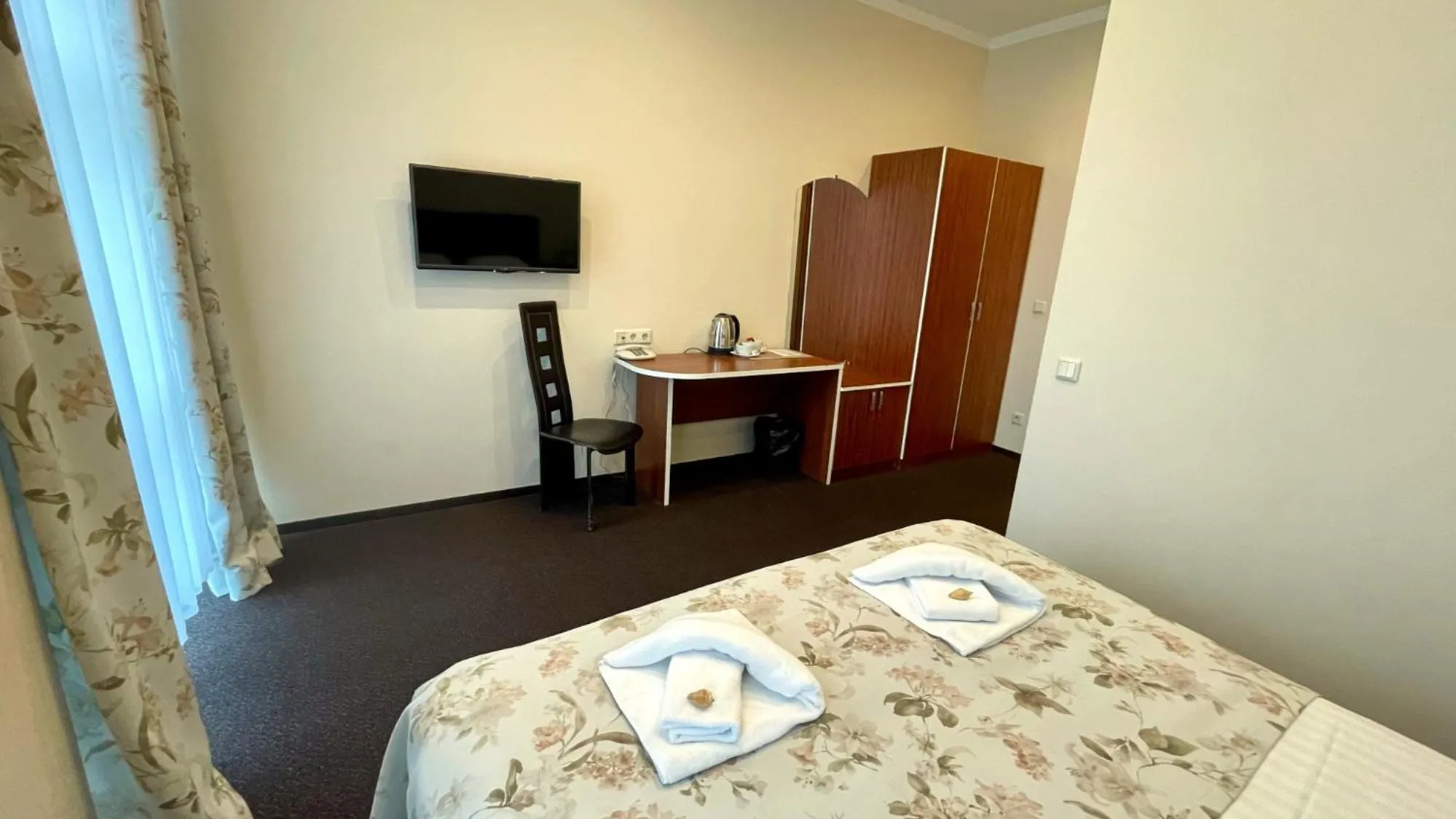 Bed in Riga Unimars Hotel