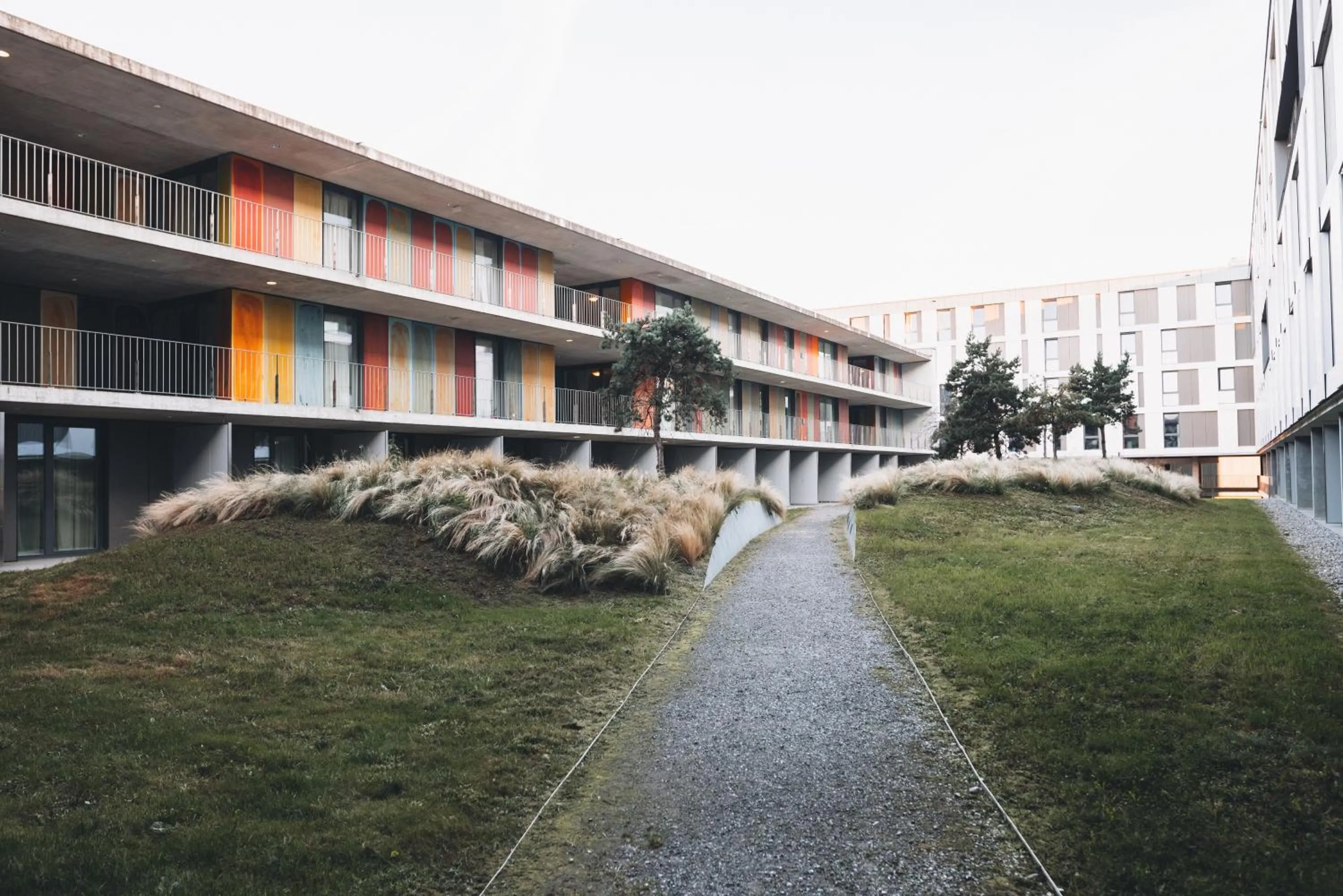 Garden in SwissTech Hotel