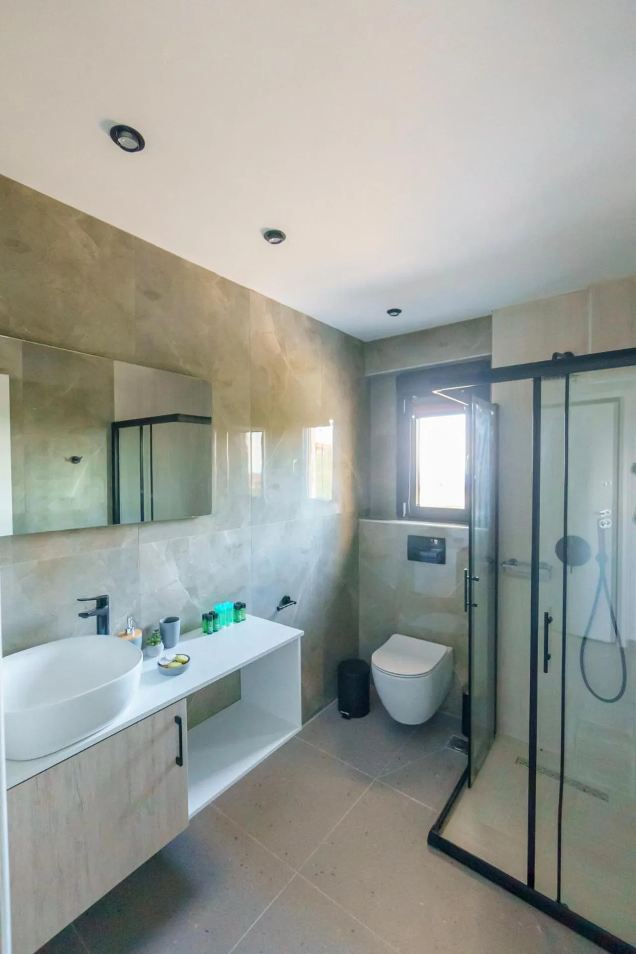 Shower in Lighthouse Apartments