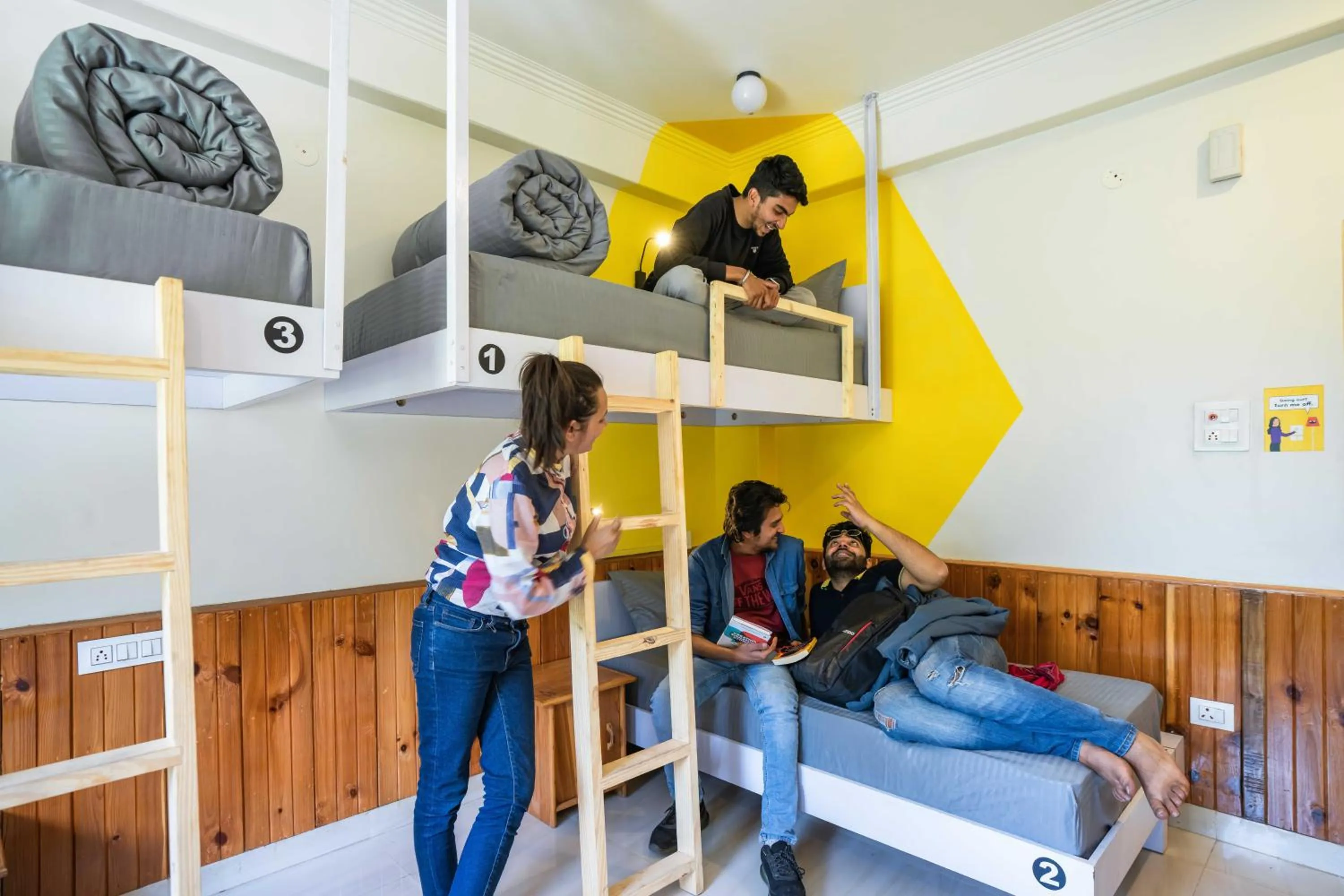 Bed in Zostel Kasol (Katagla)