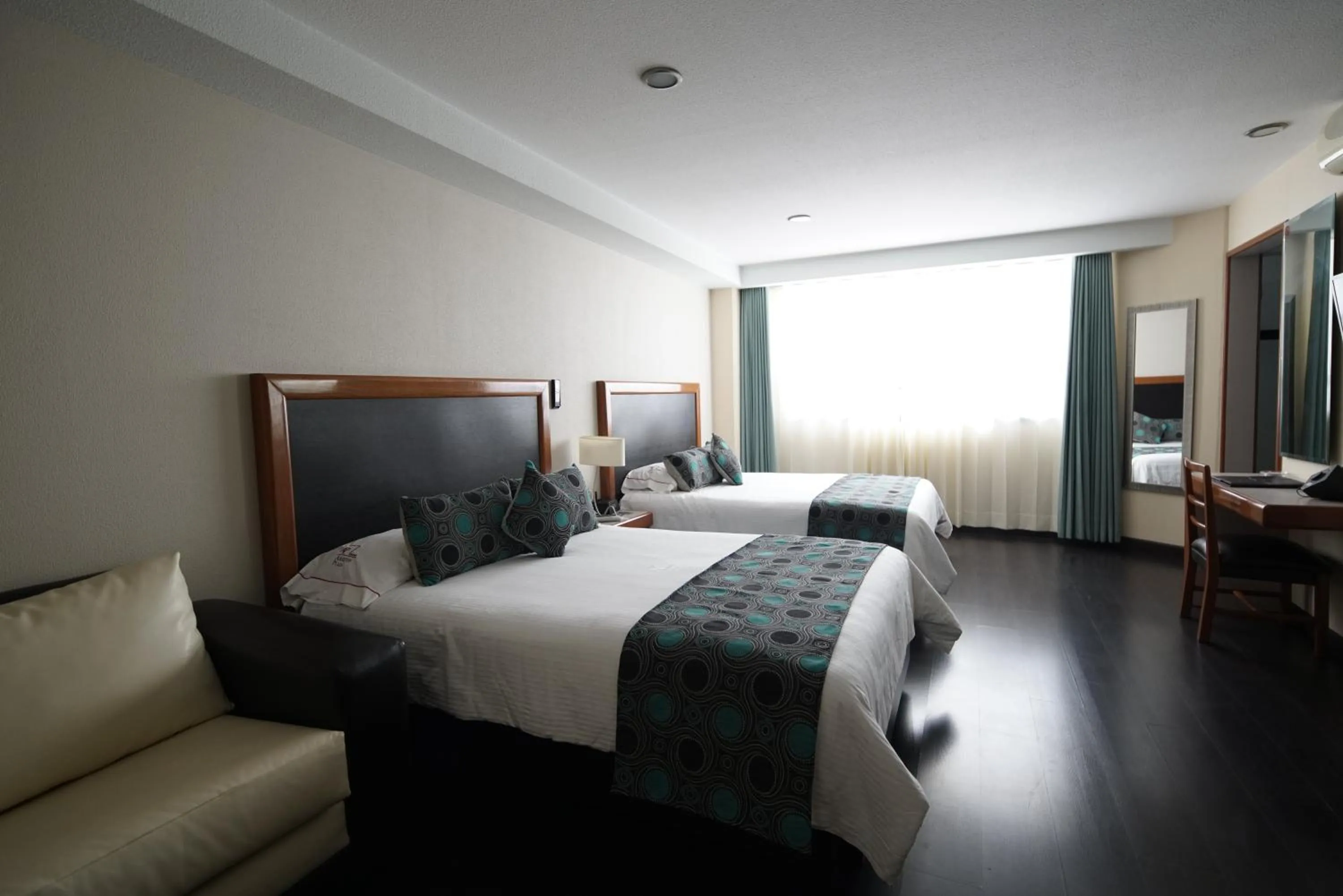 Photo of the whole room, Bed in Hotel Abastos Plaza