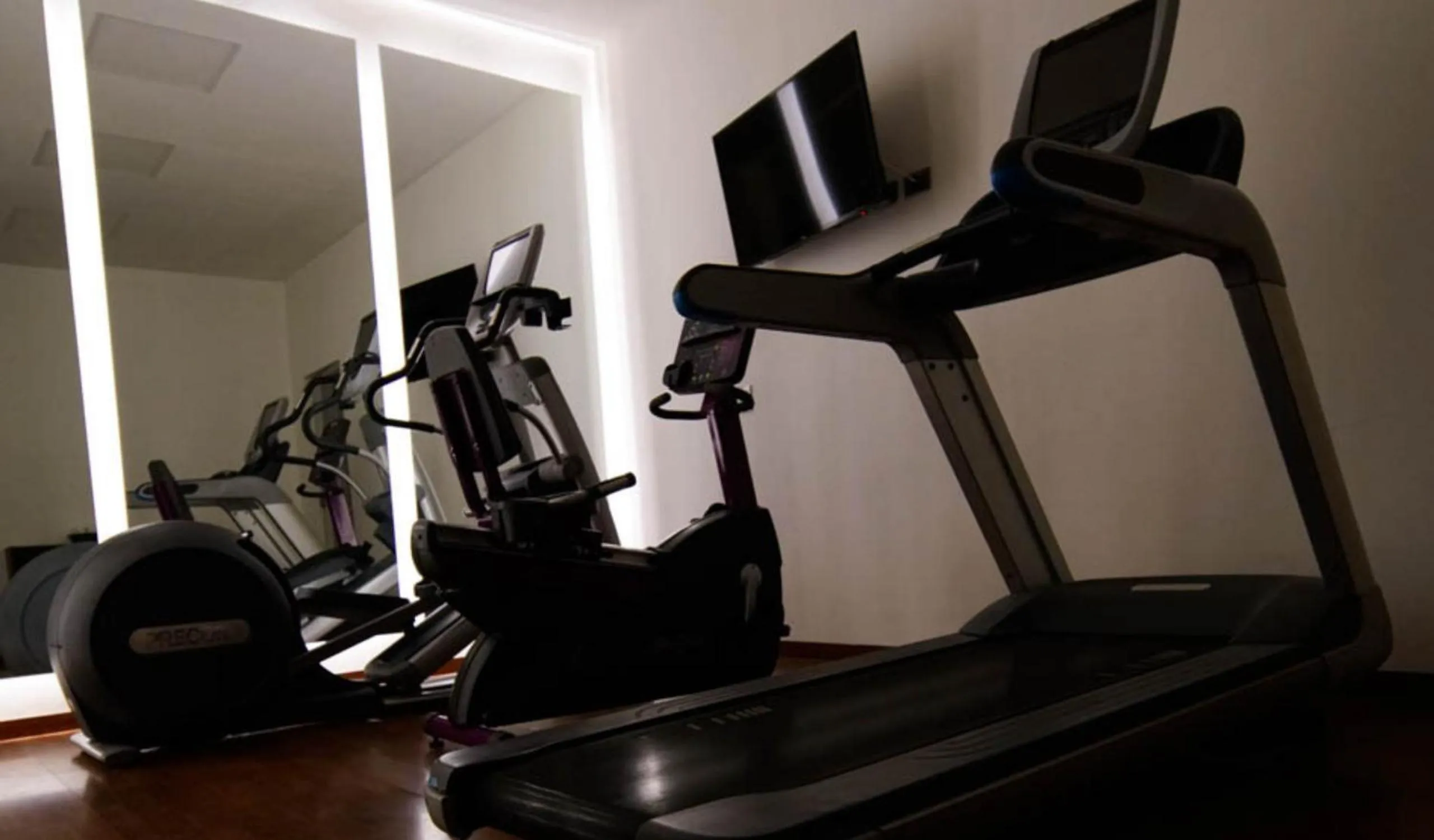 Fitness centre/facilities in Hotel Abastos Plaza