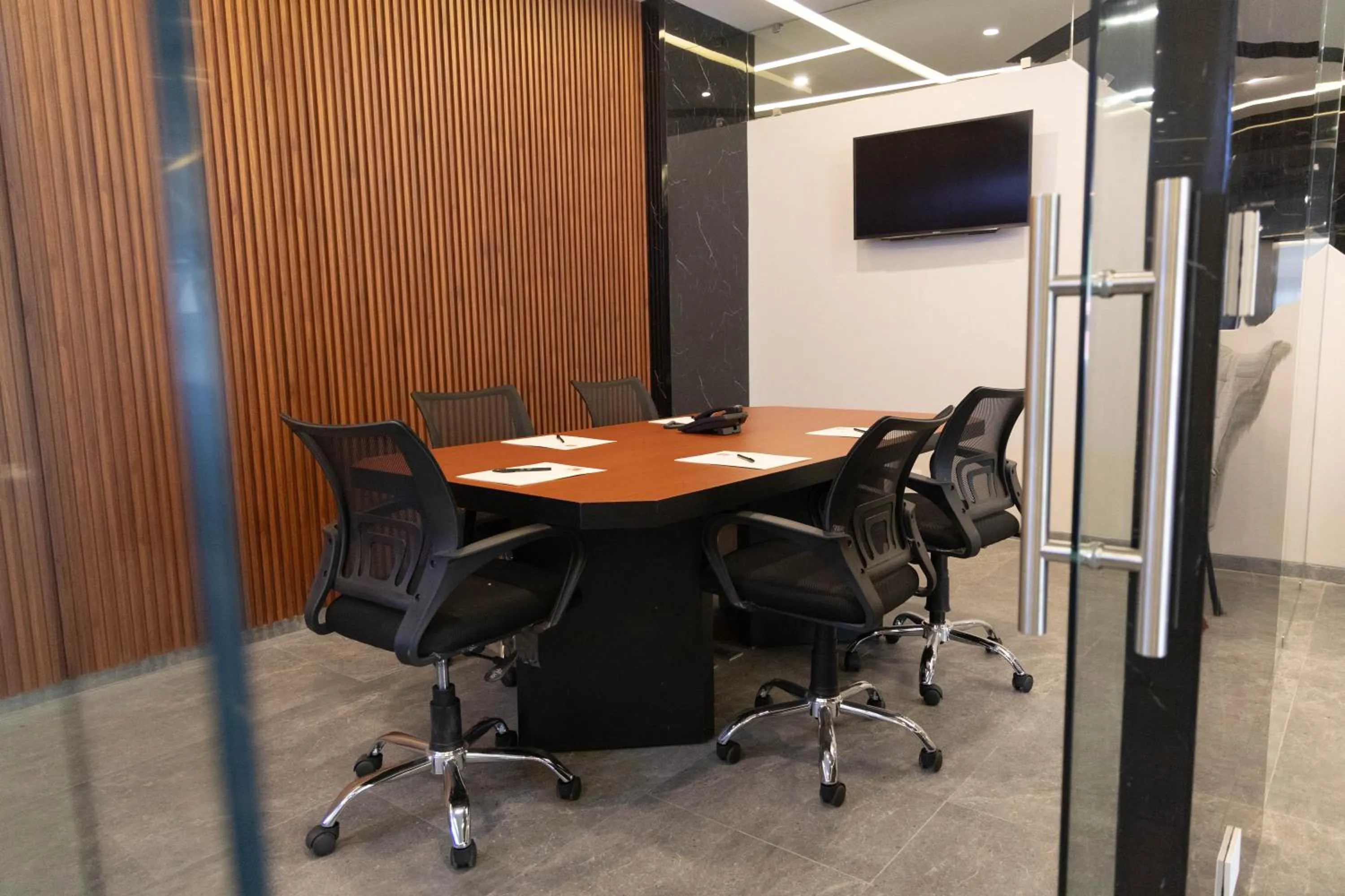 Meeting/conference room in Hotel Abastos Plaza