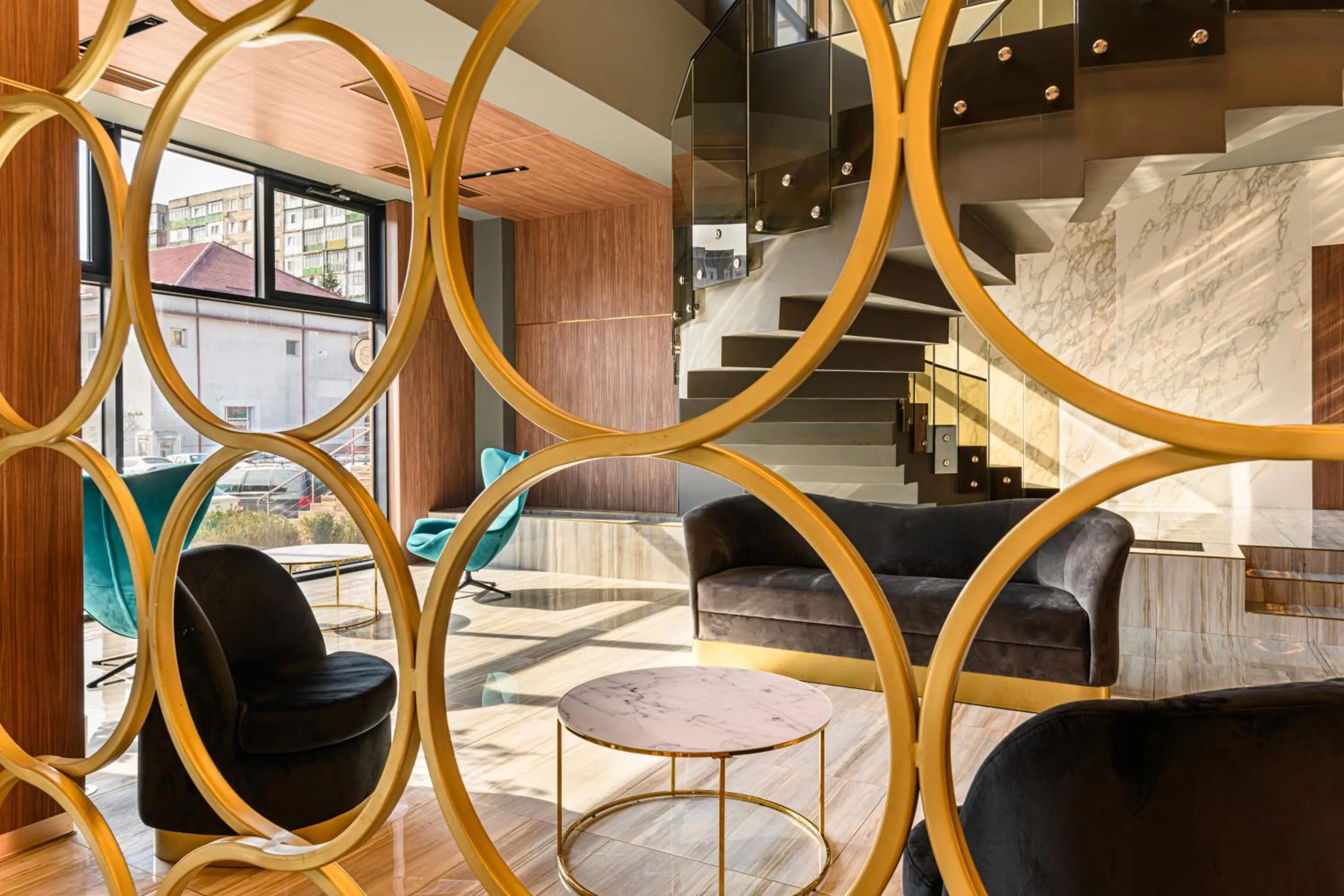 Seating area in HOTEL CENTRAL Pascani