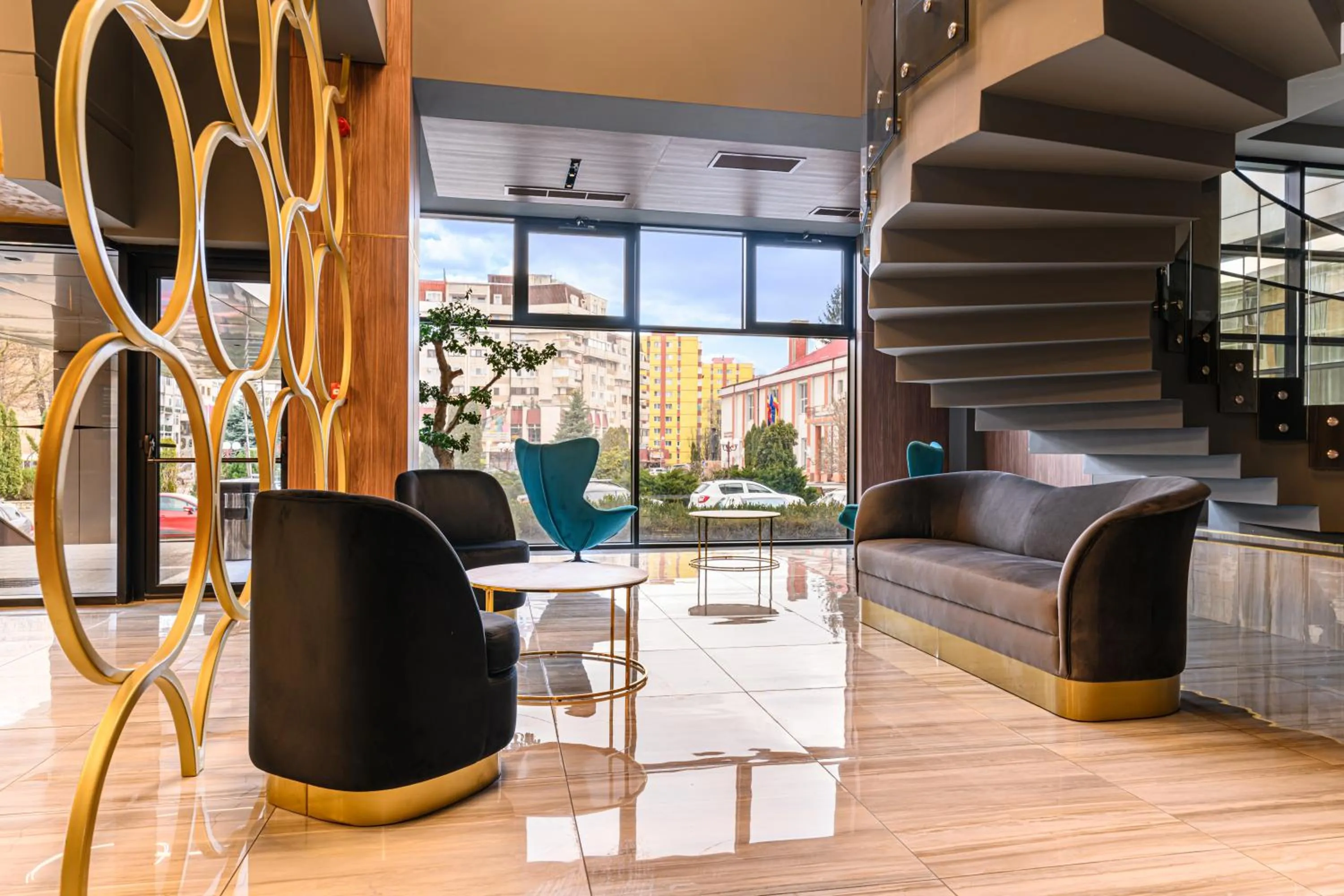 Seating area in HOTEL CENTRAL Pascani