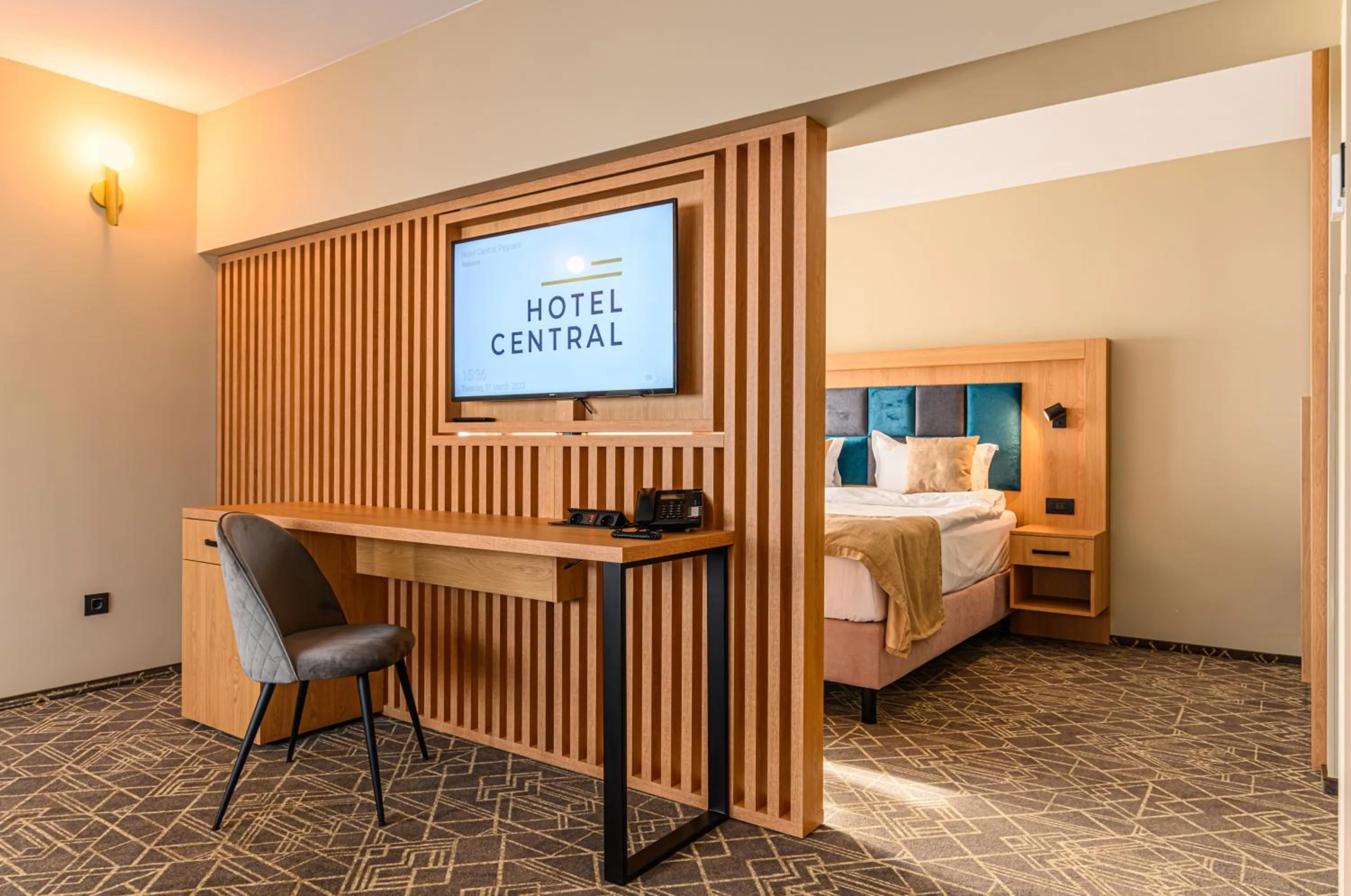 Bed in HOTEL CENTRAL Pascani