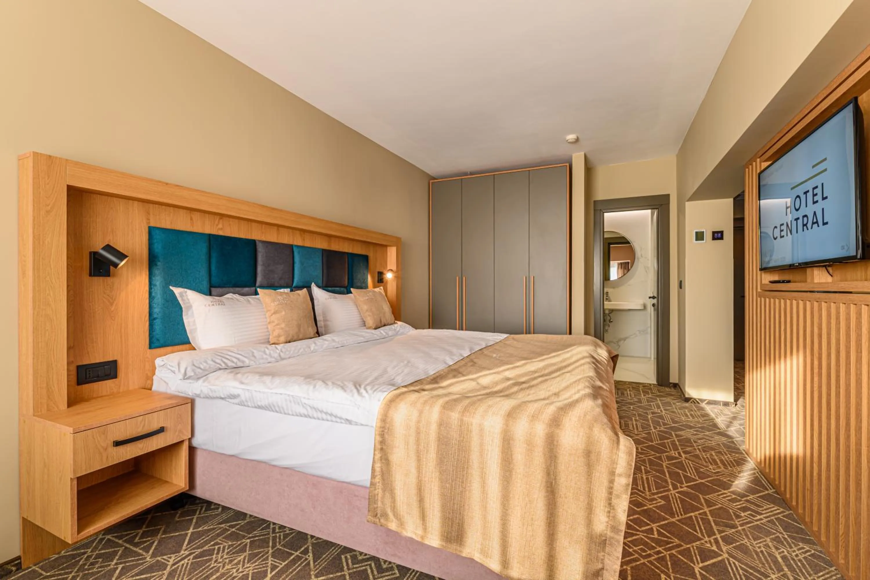 Bed in HOTEL CENTRAL Pascani