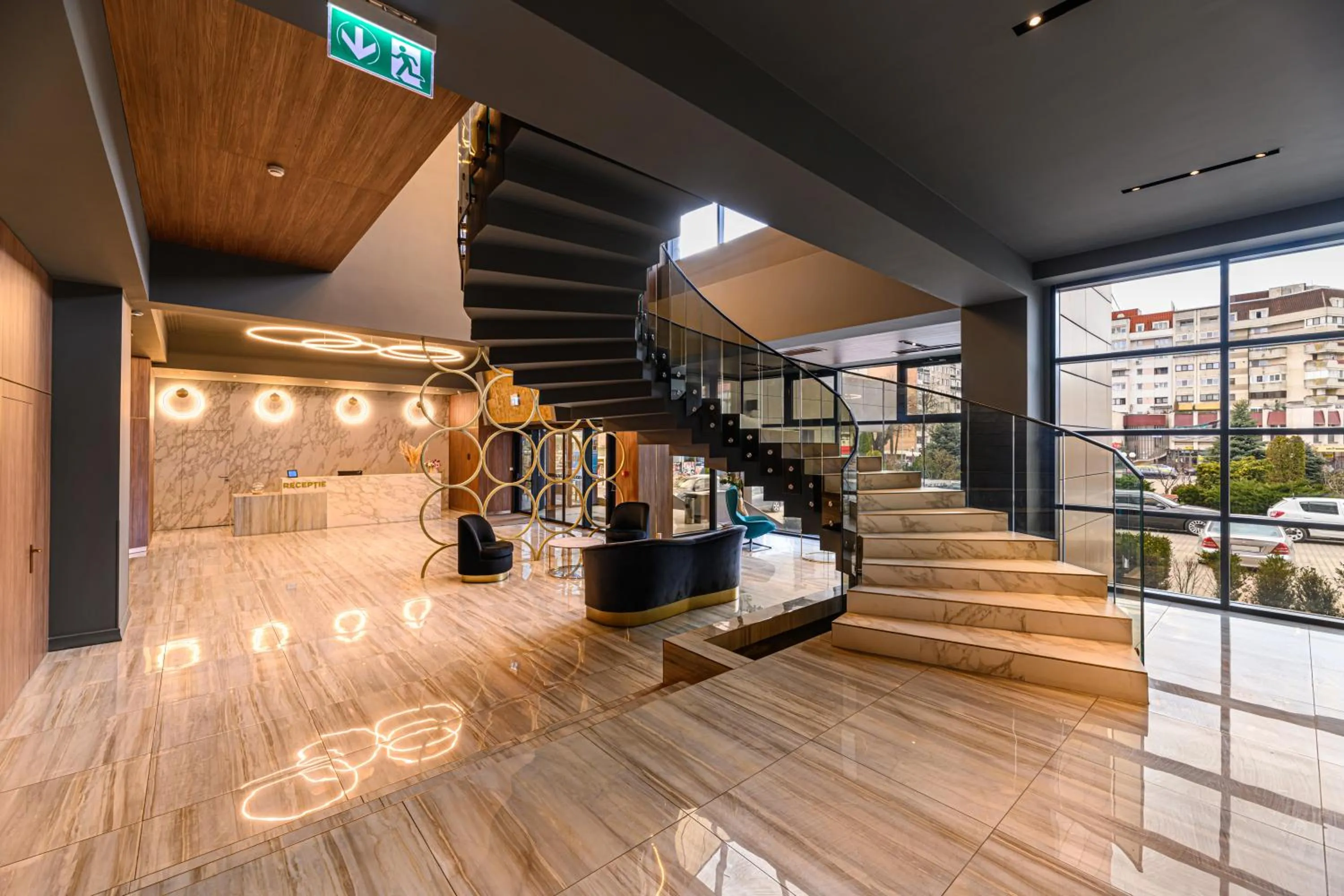 Lobby or reception in HOTEL CENTRAL Pascani