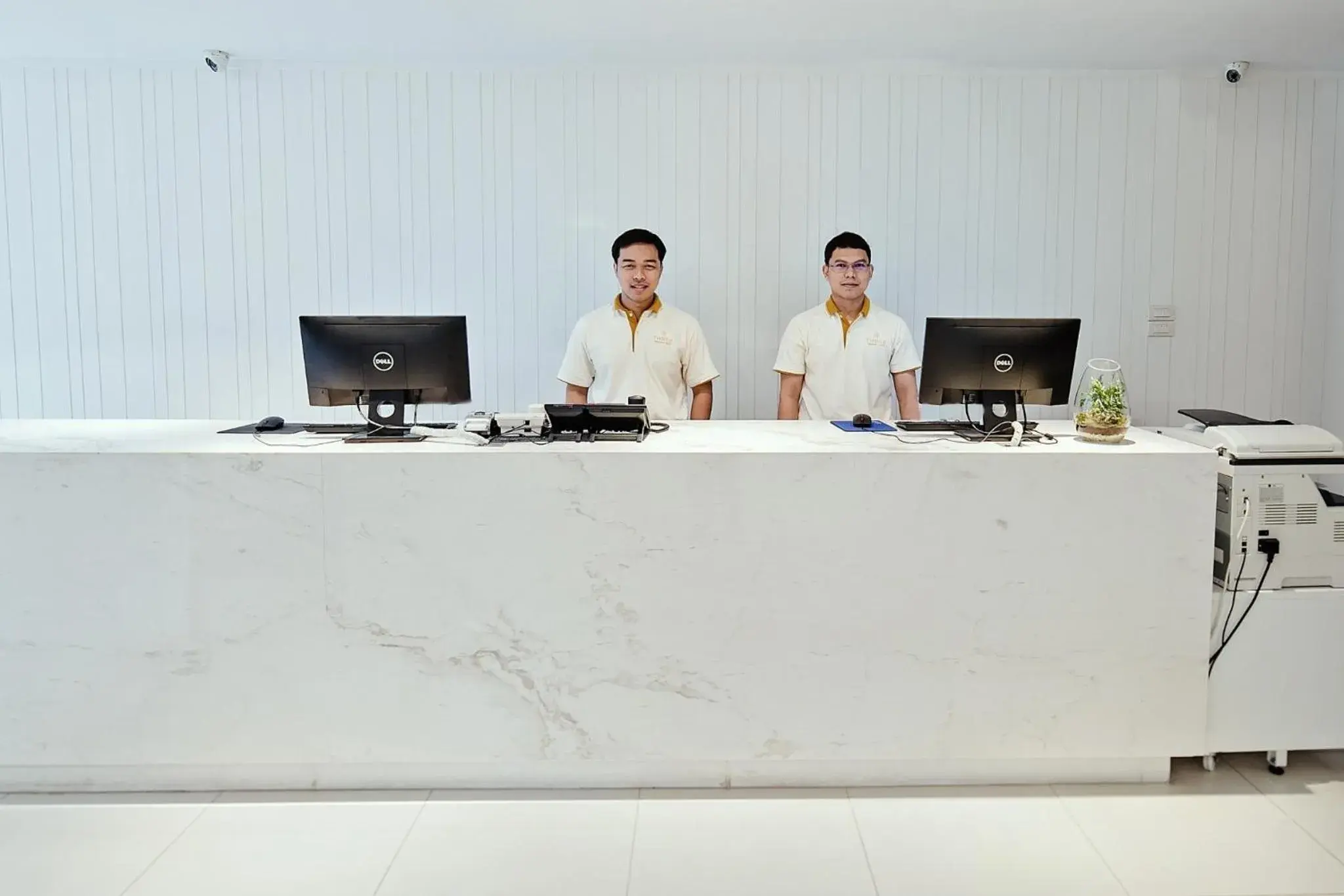 Lobby or reception in Three Sukhumvit Hotel - SHA Plus Certified Lobby or reception in Three Sukhumvit Hotel - SHA Plus Certified
