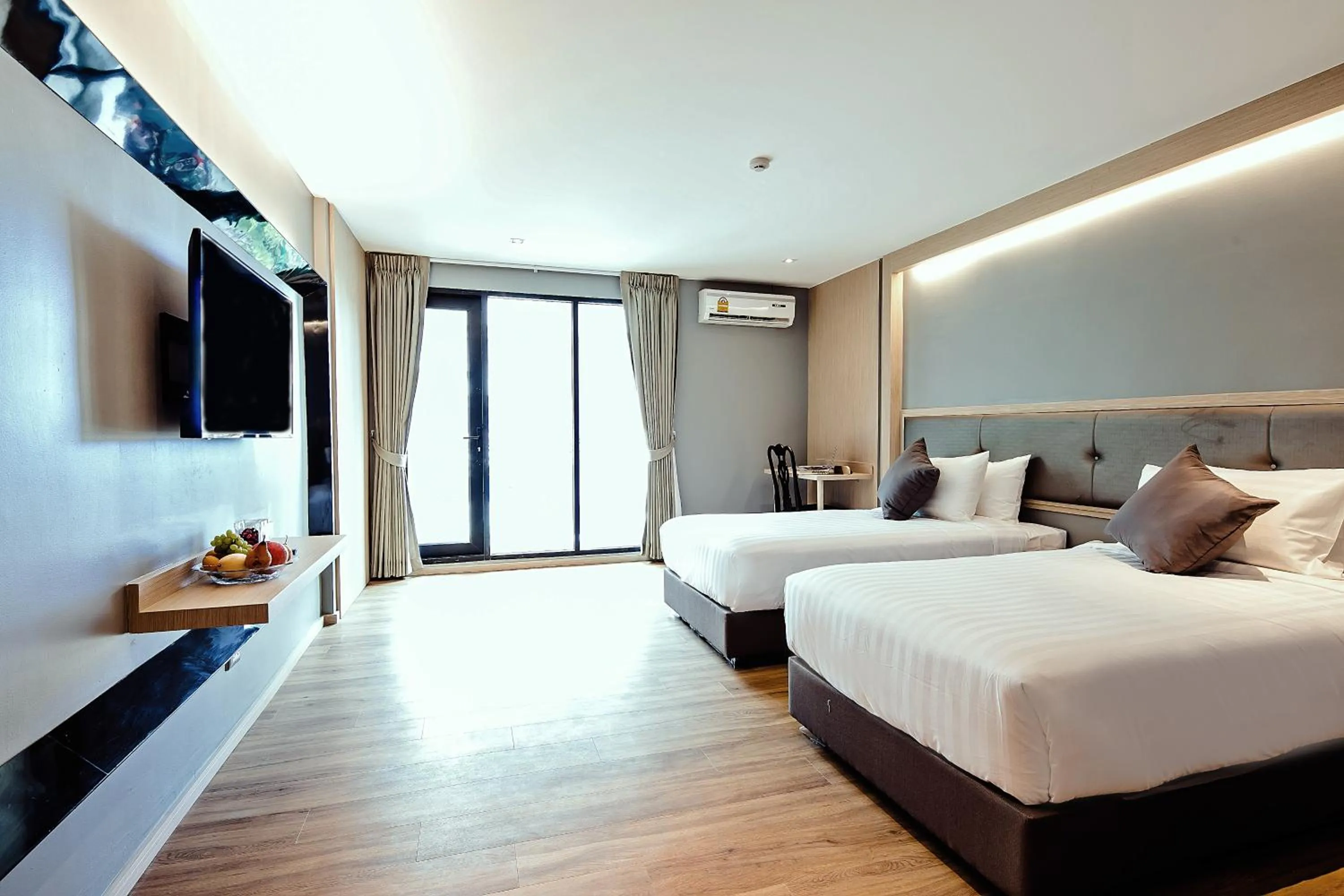 Bedroom, Bed in Three Sukhumvit Hotel - SHA Plus Certified