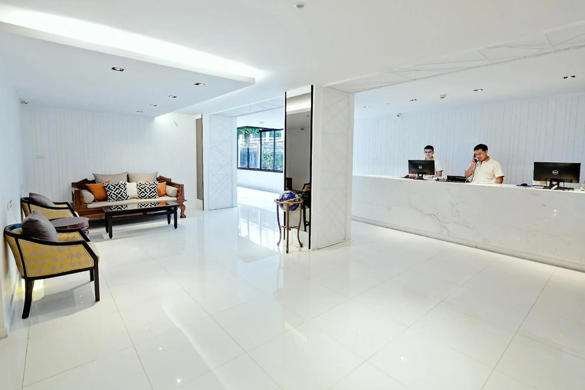 Lobby or reception in Three Sukhumvit Hotel - SHA Plus Certified Lobby or reception in Three Sukhumvit Hotel - SHA Plus Certified
