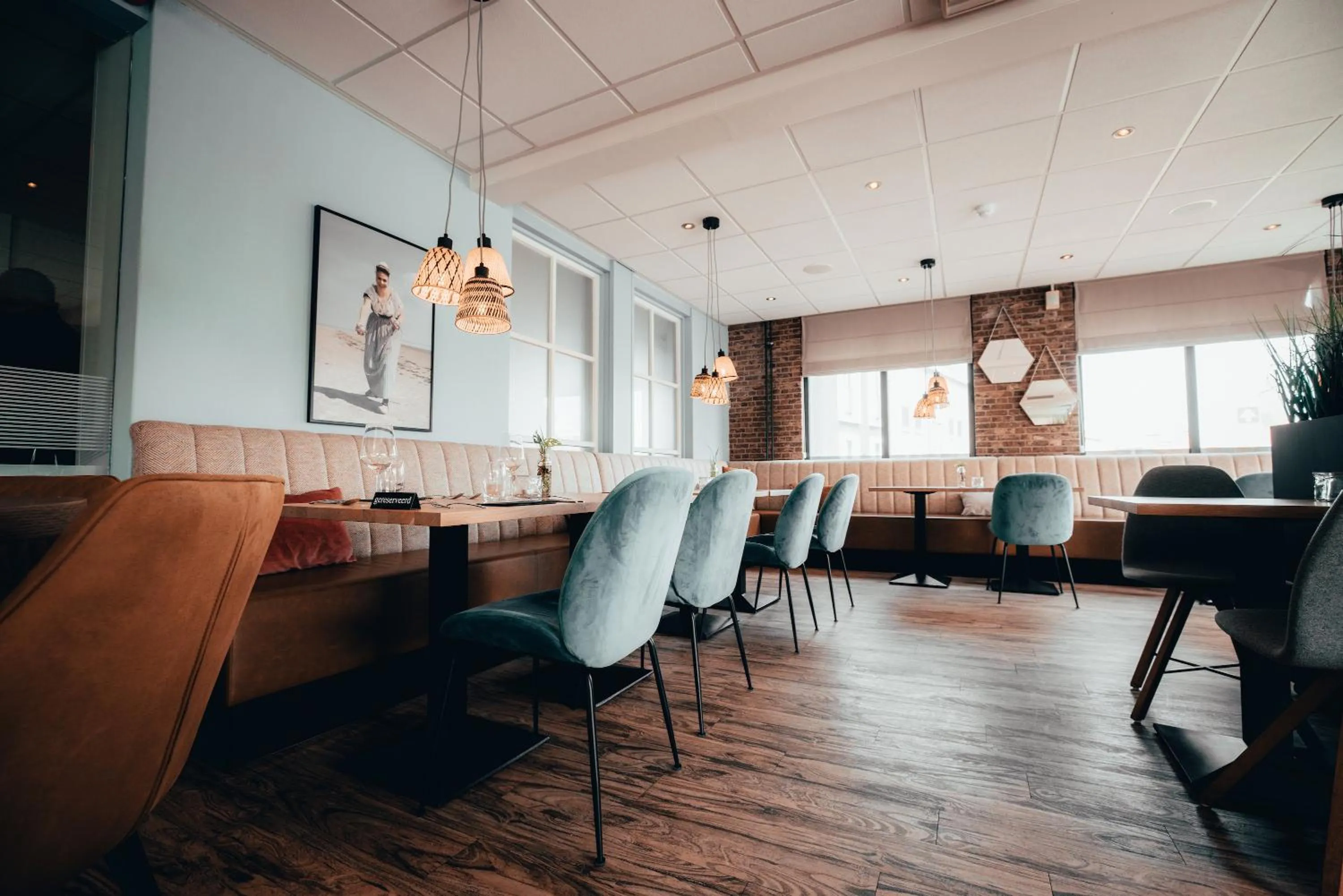 Living room in Strandhotel Zoutelande